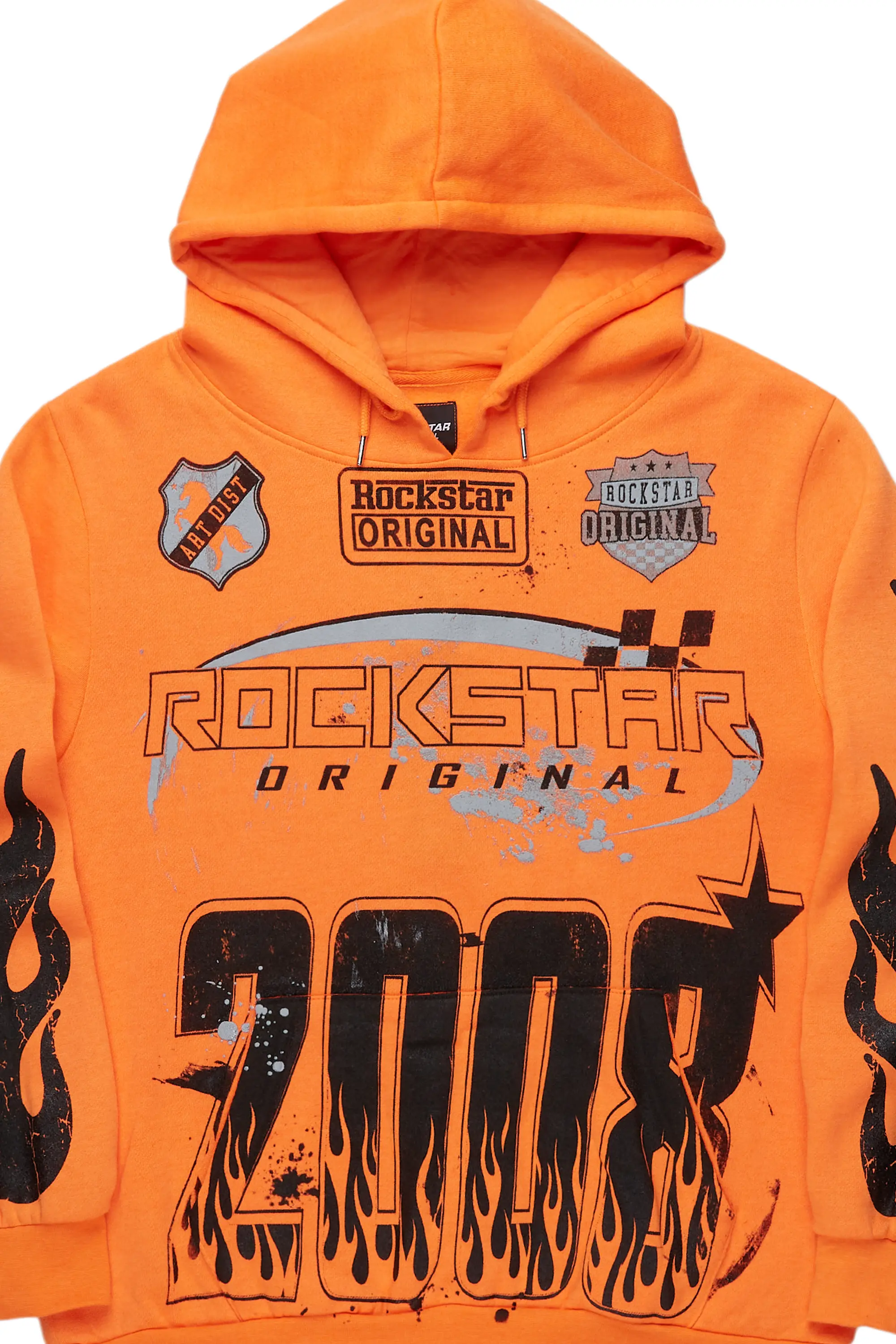 Amos Orange Graphic Hoodie - Image 7
