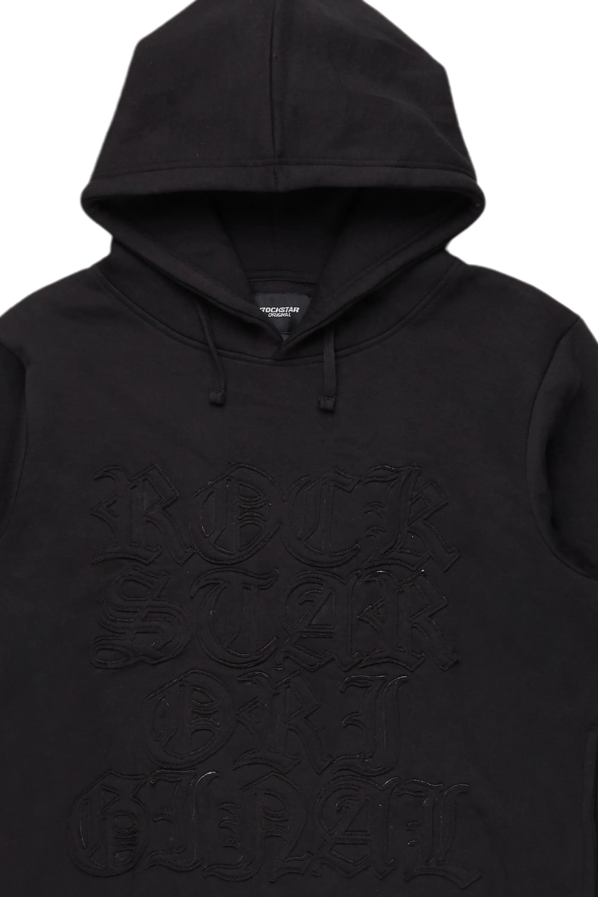 Dalton Black Graphic Hoodie - Image 2