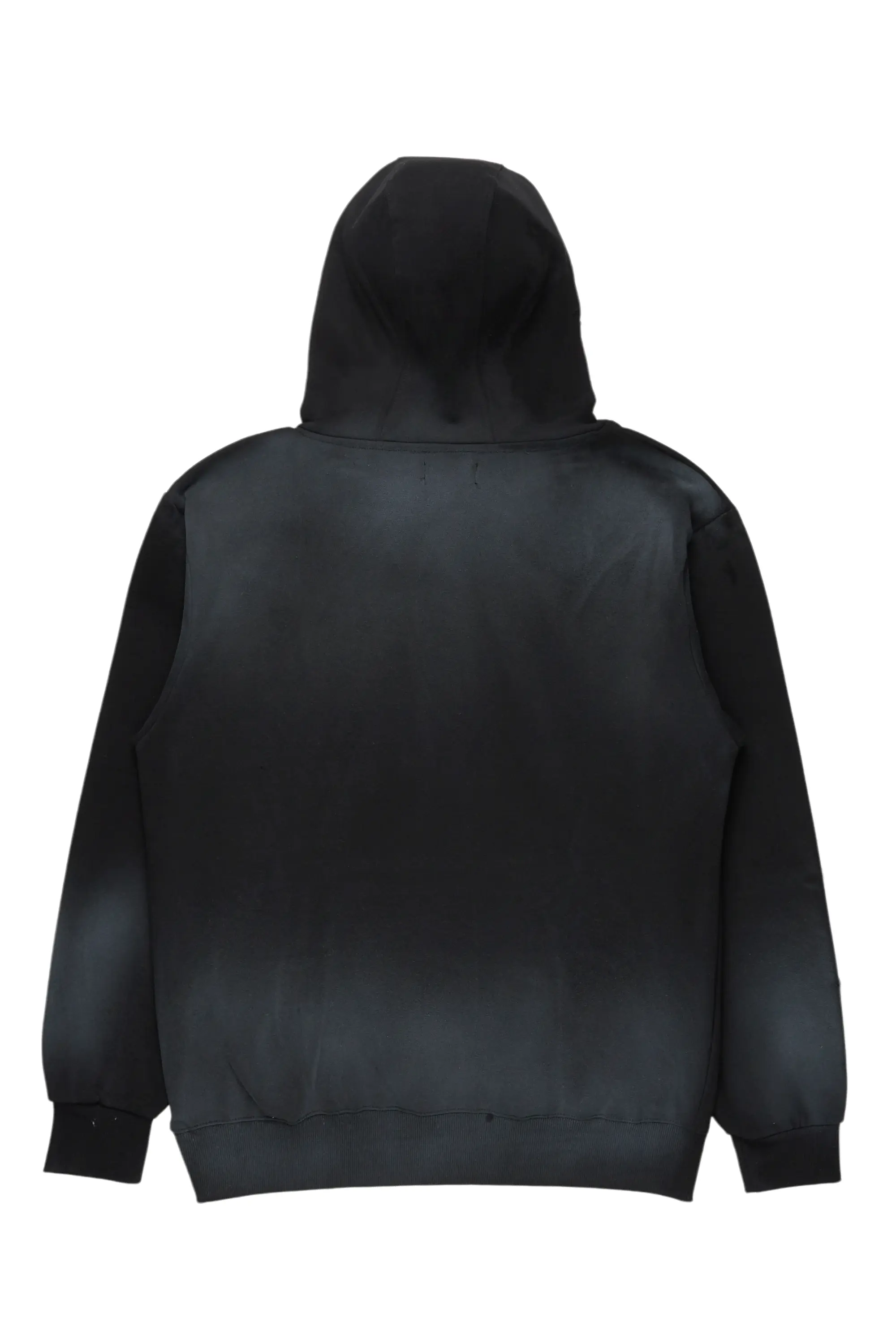 Baki Black Distressed Hoodie - Image 8