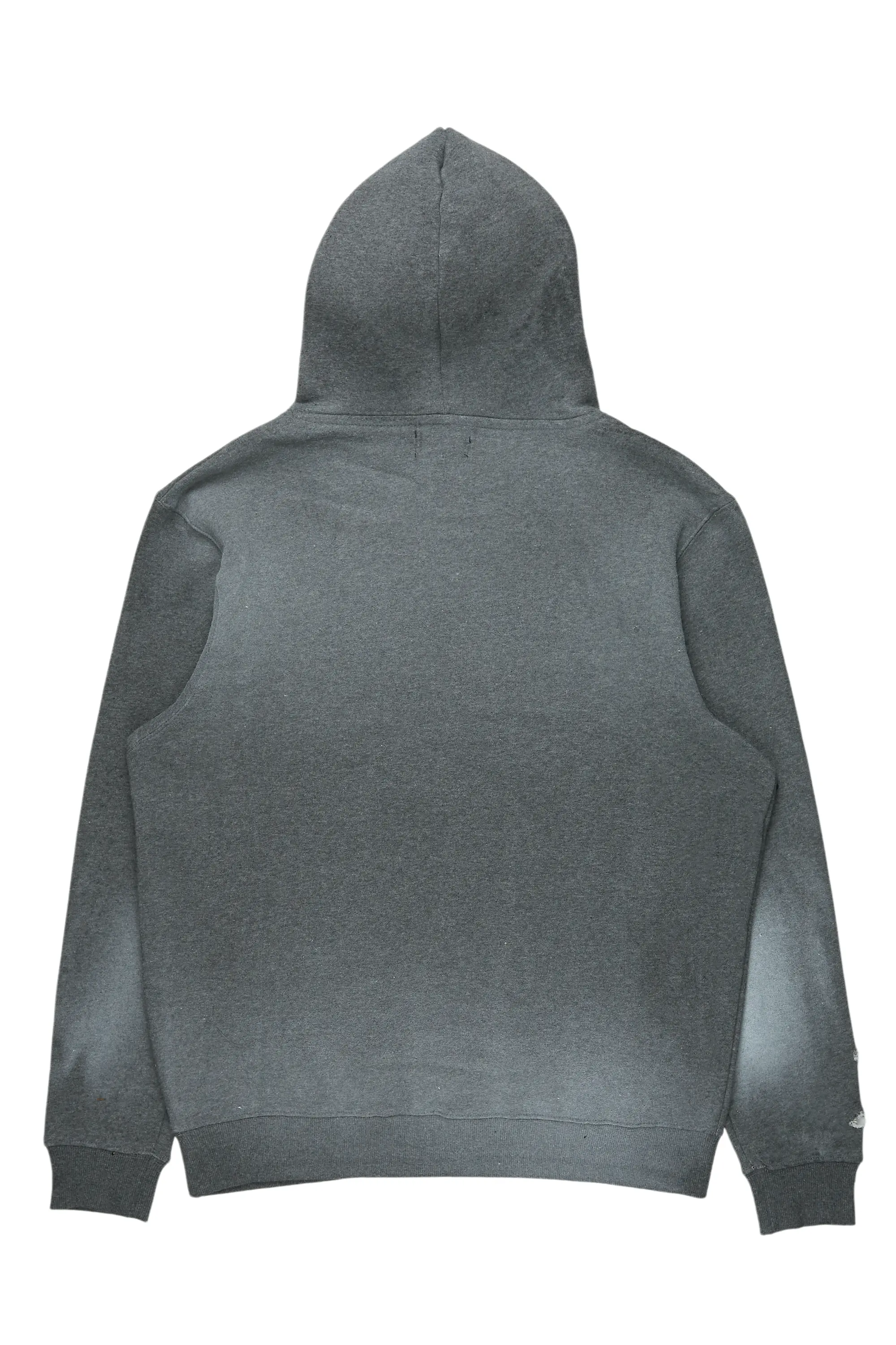 Baki Charcoal Distressed Hoodie - Image 8