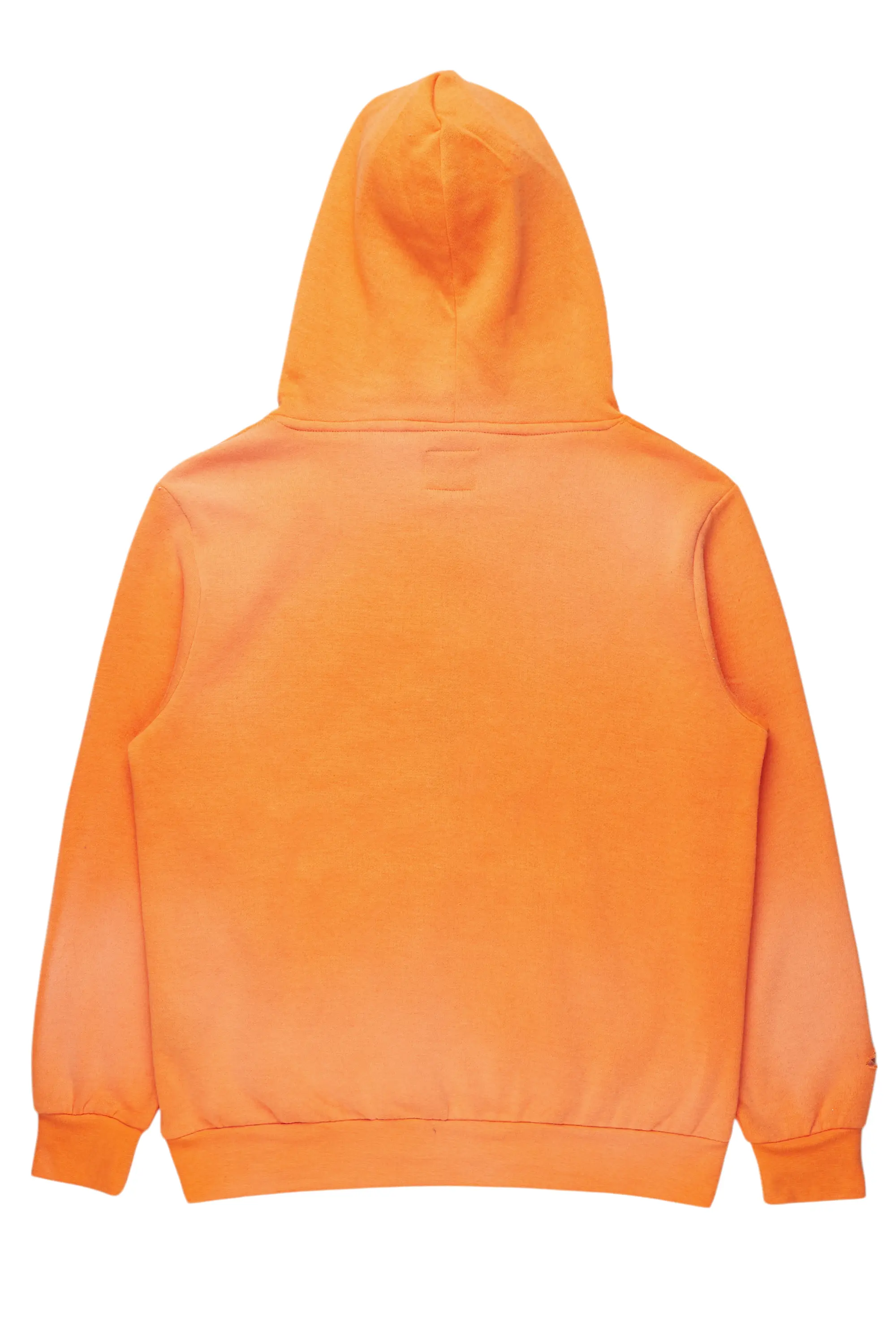 Baki Orange Distressed Hoodie - Image 8