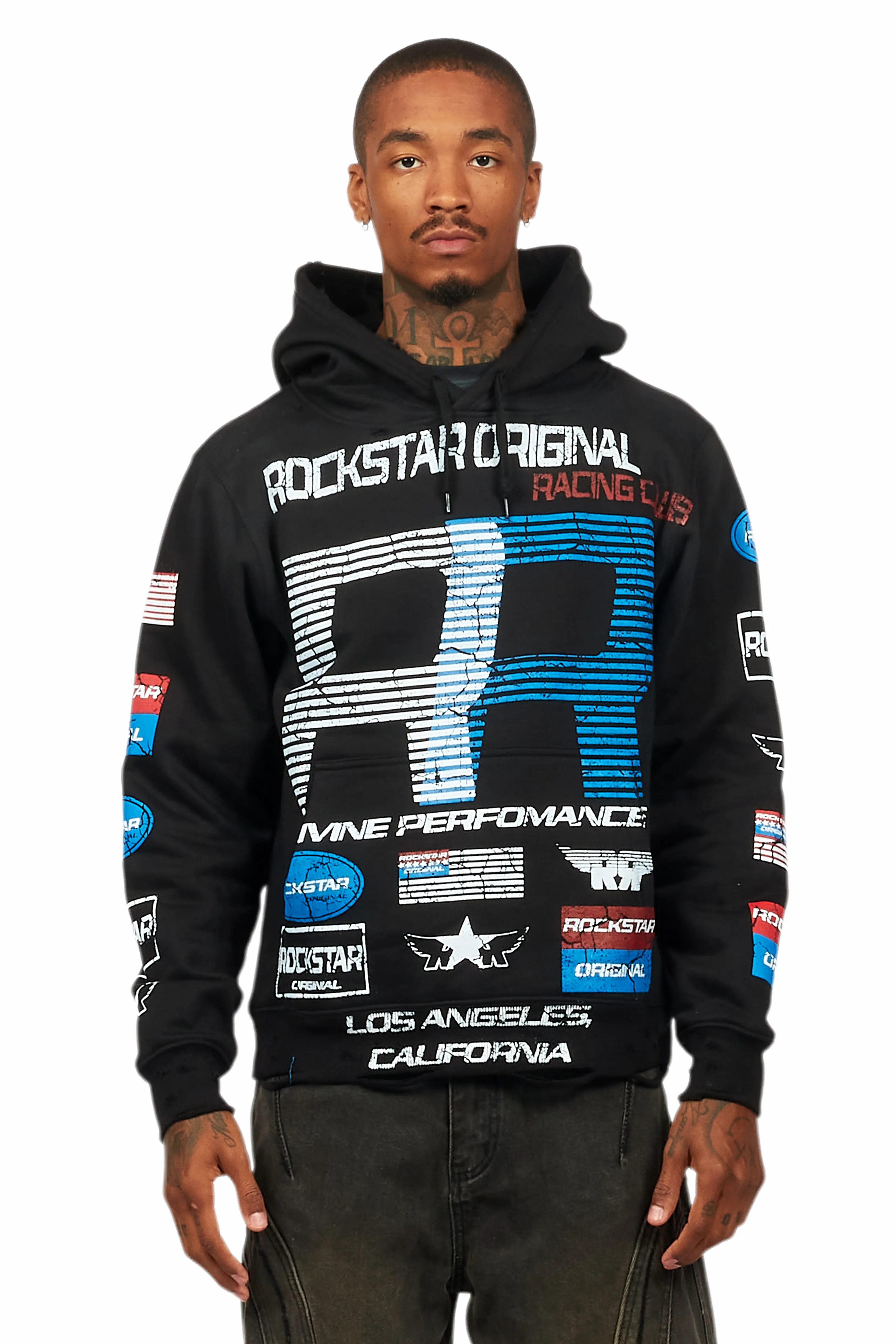 RSO Racing Club Black Graphic Hoodie - Image 2