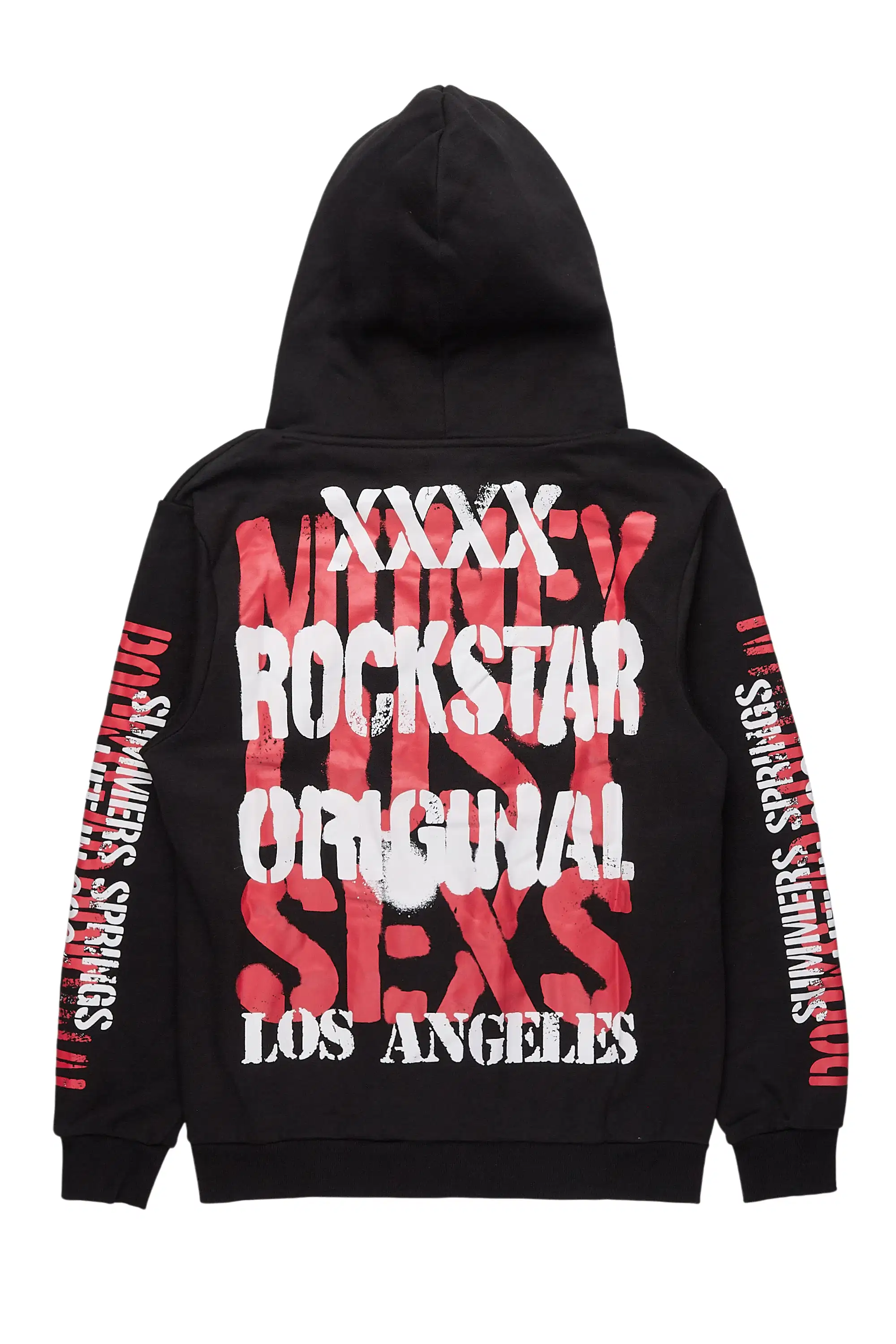 Omer Black Graphic Relaxed Hoodie - Image 7