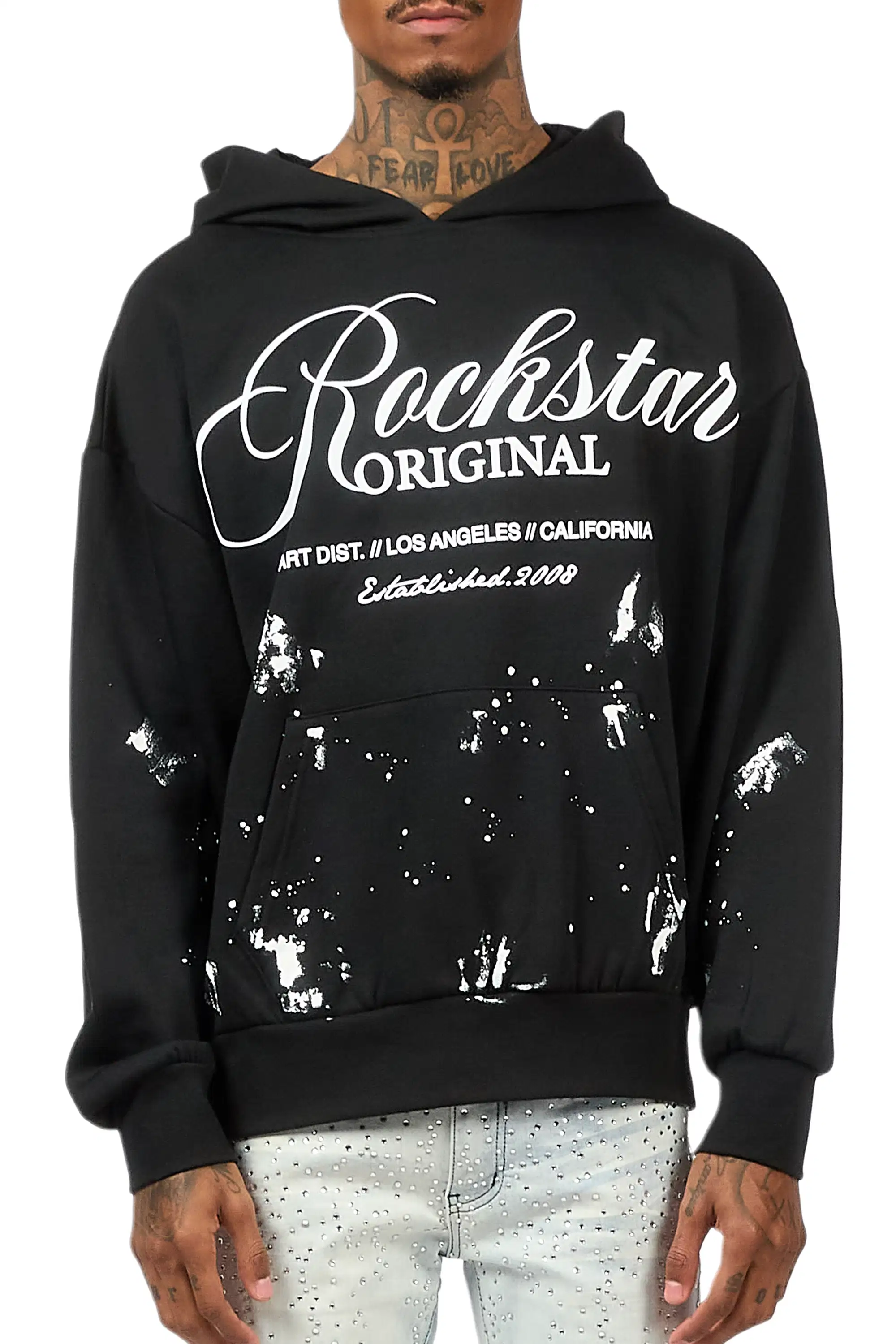 Cero Black/White Graphic Hoodie - Image 7