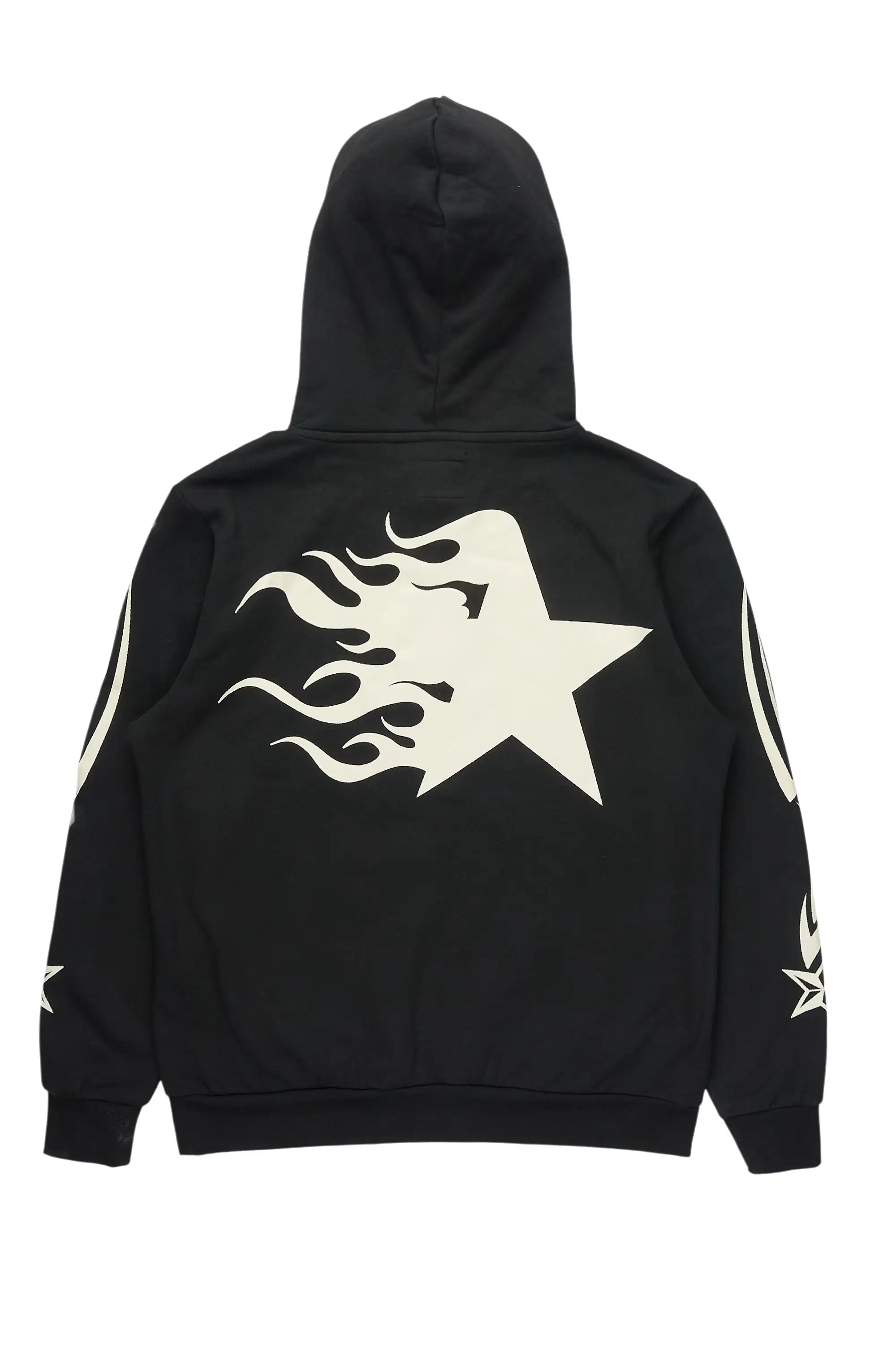 Pluton Black/Cream Graphic Hoodie - Image 3