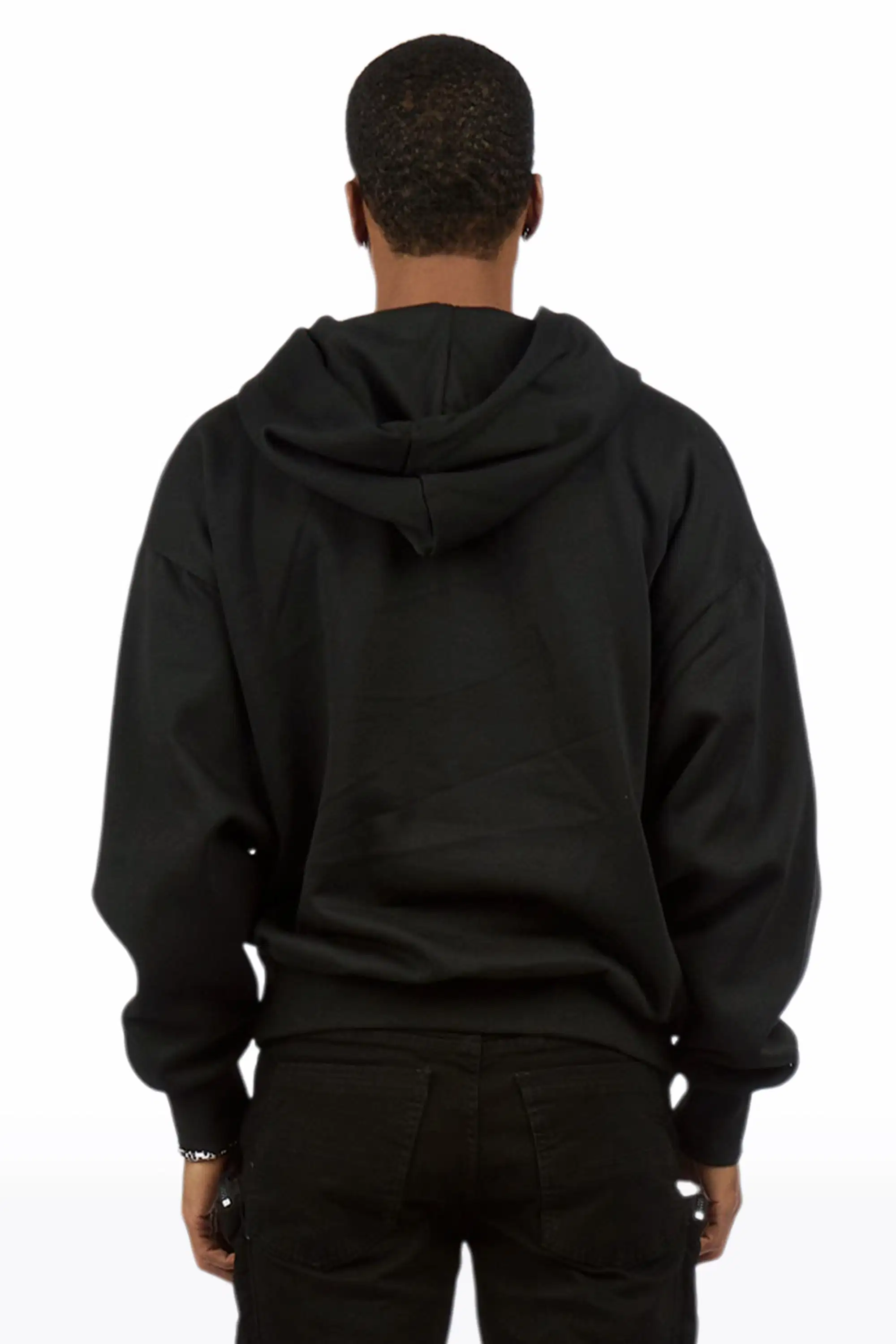 Twinkle Black/Black Graphic Hoodie - Image 5