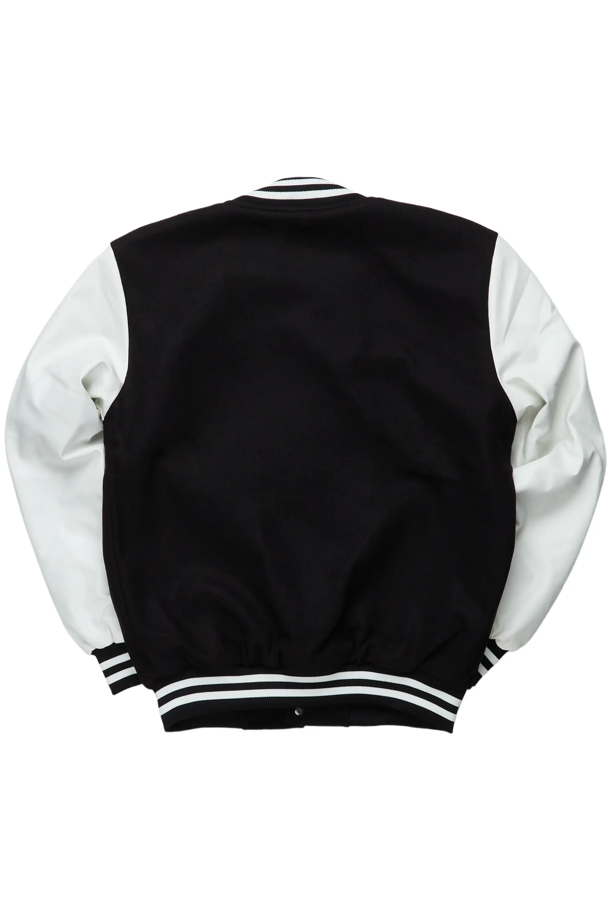 Rush Black/White Varsity Jacket - Image 7