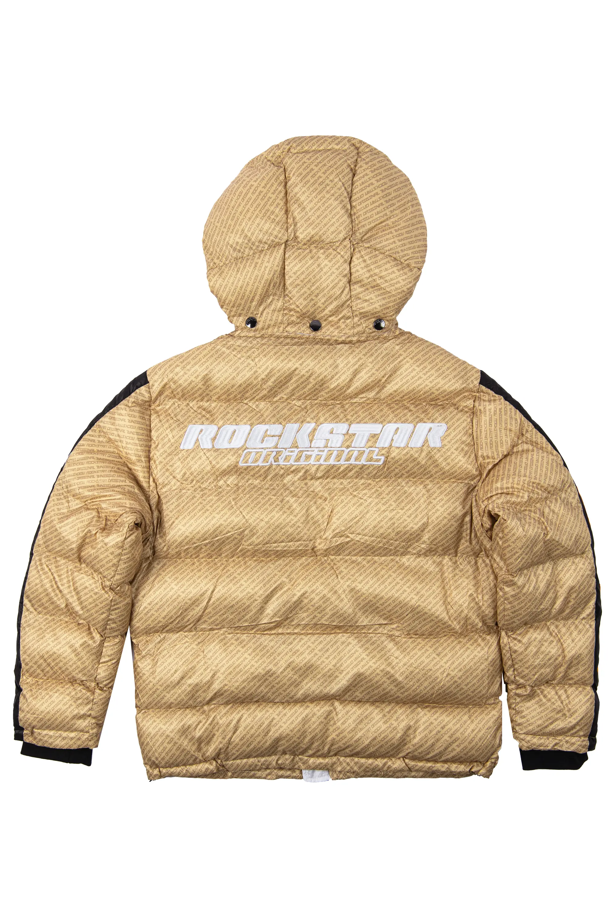 Bryson Puffer Jacket- Beige - Image 9