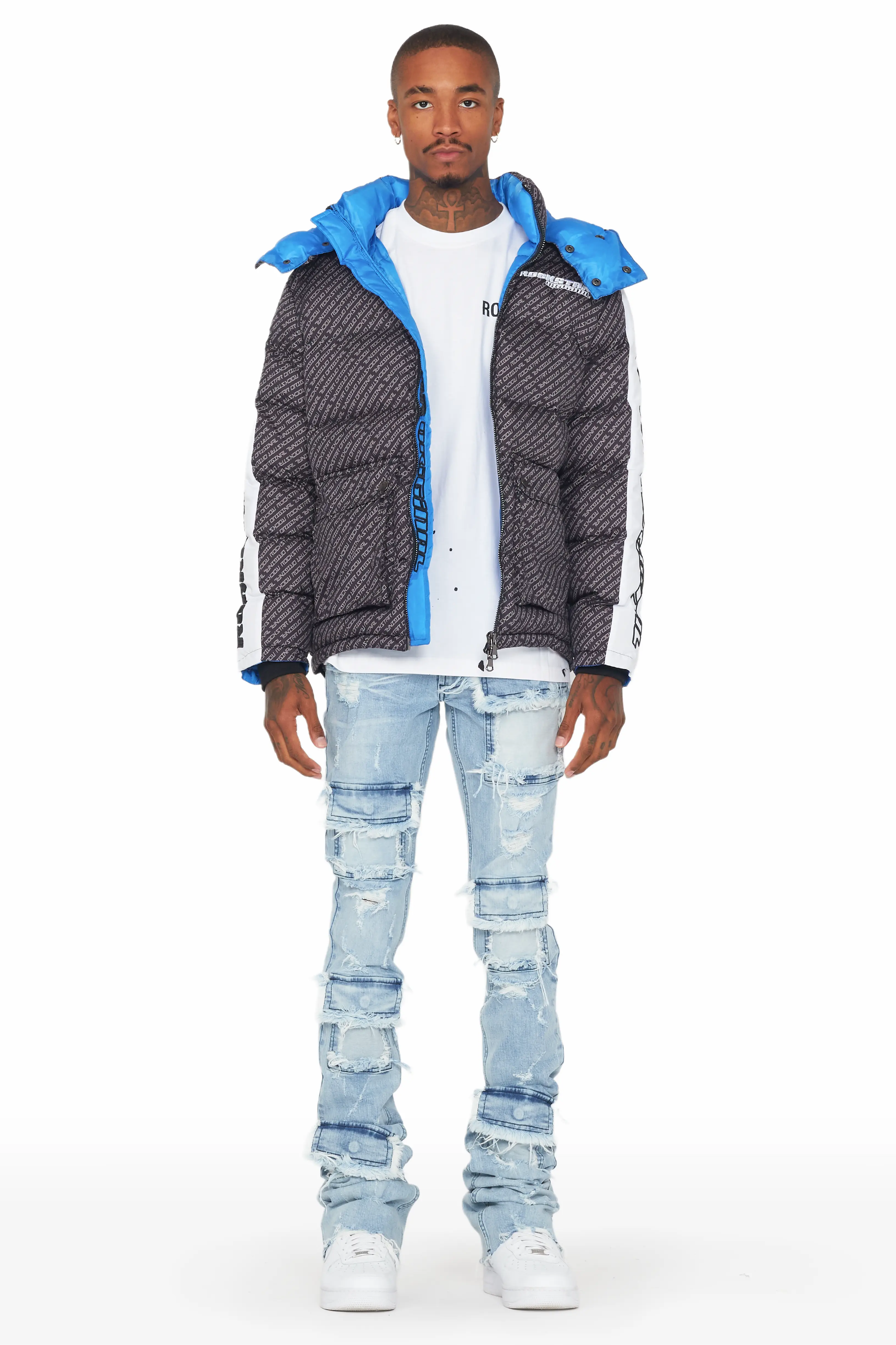 Bryson Puffer Jacket- Black - Image 3
