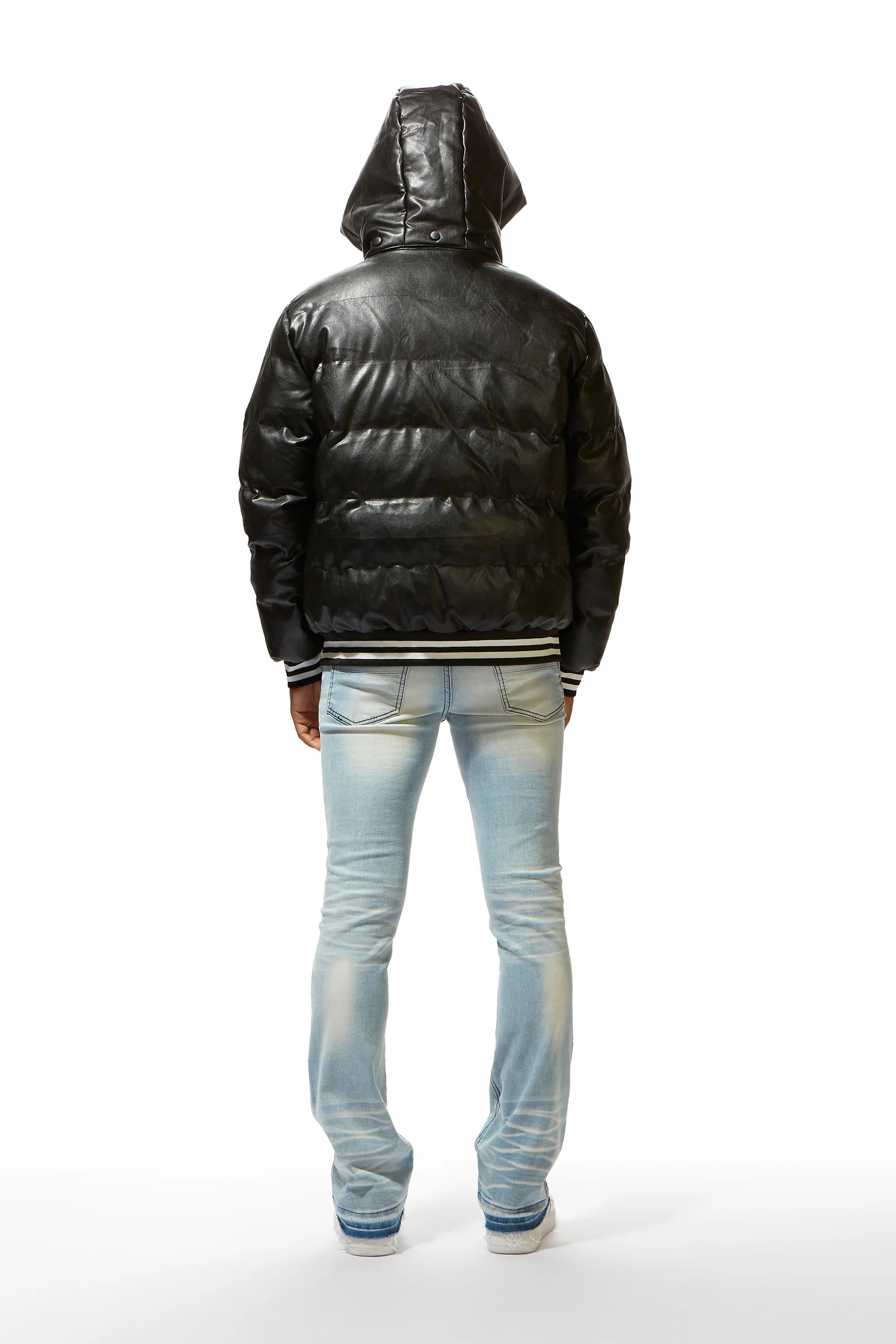 Sir Black Graphic Puffer Jacket - Image 14