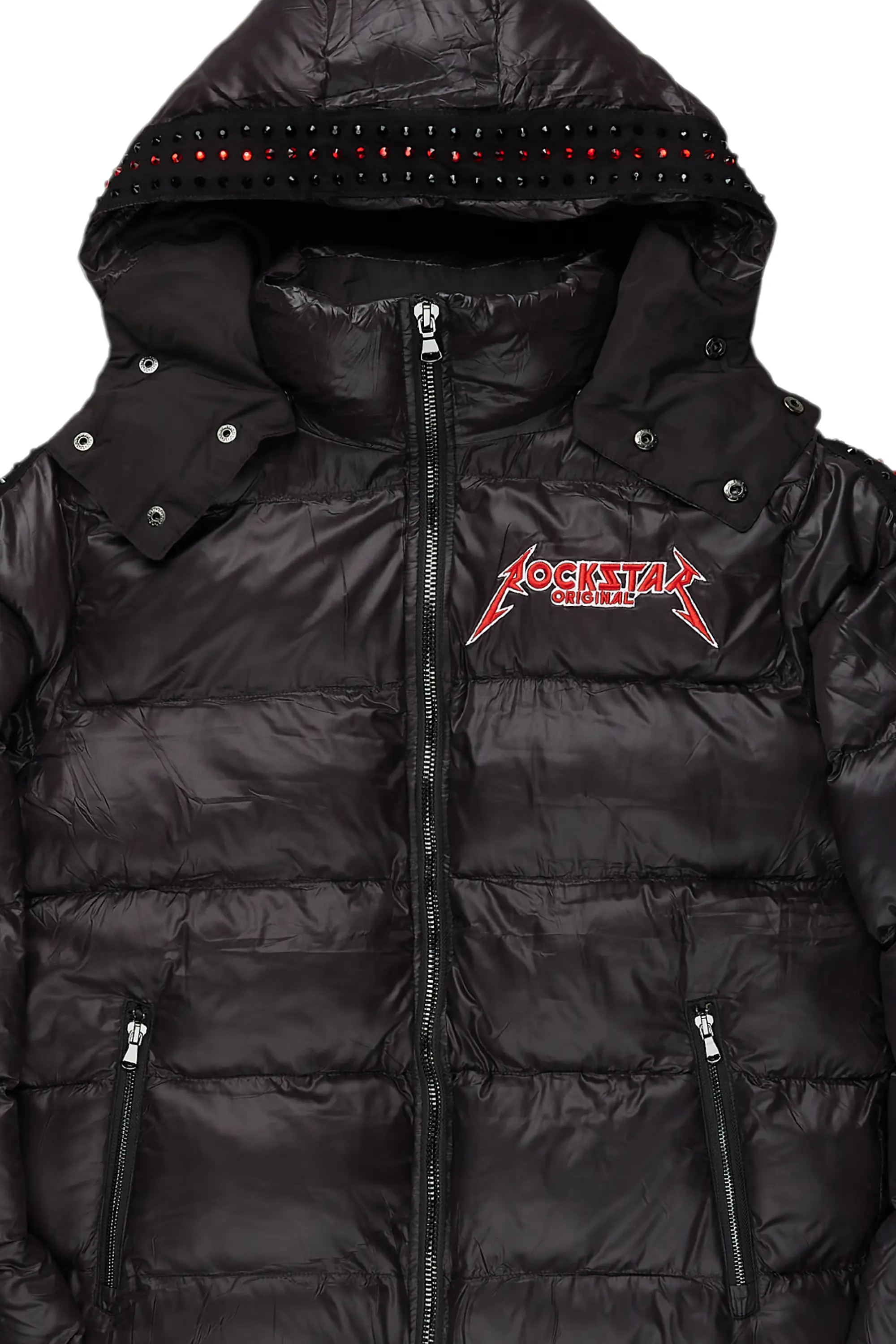 Brink Black Heavy Puffer Jacket - Image 6