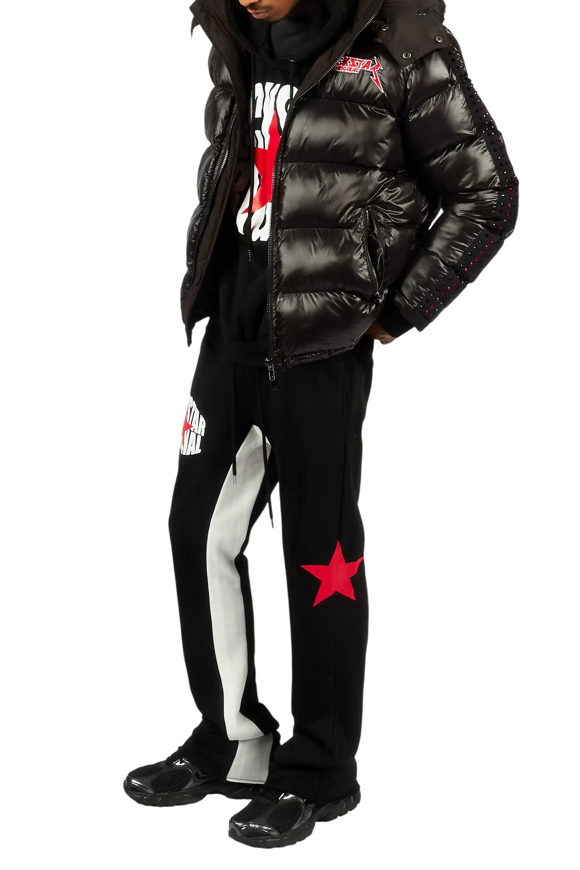Brink Black Heavy Puffer Jacket - Image 8