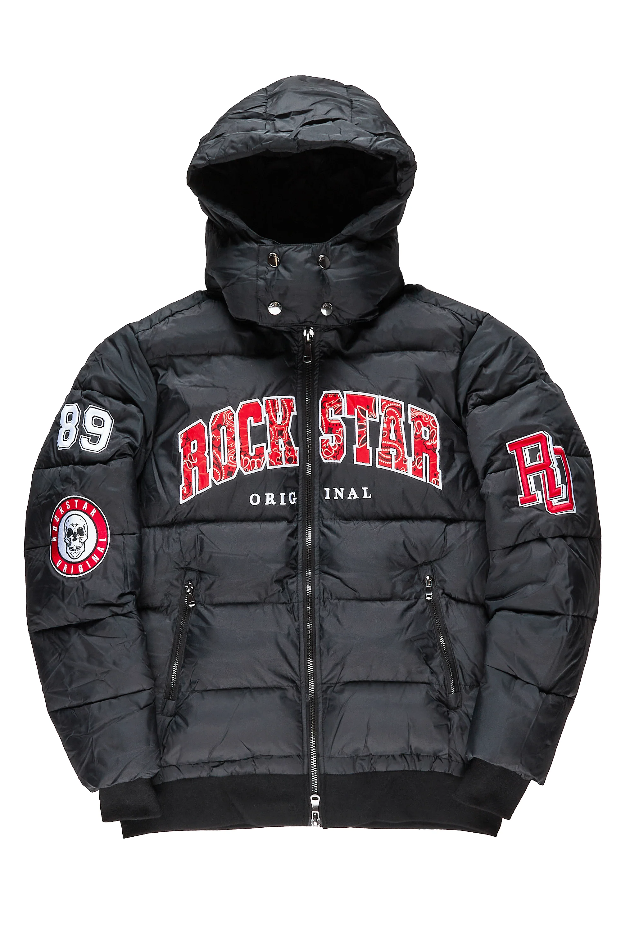 Bronx Black Heavy Puffer Jacket - Image 6