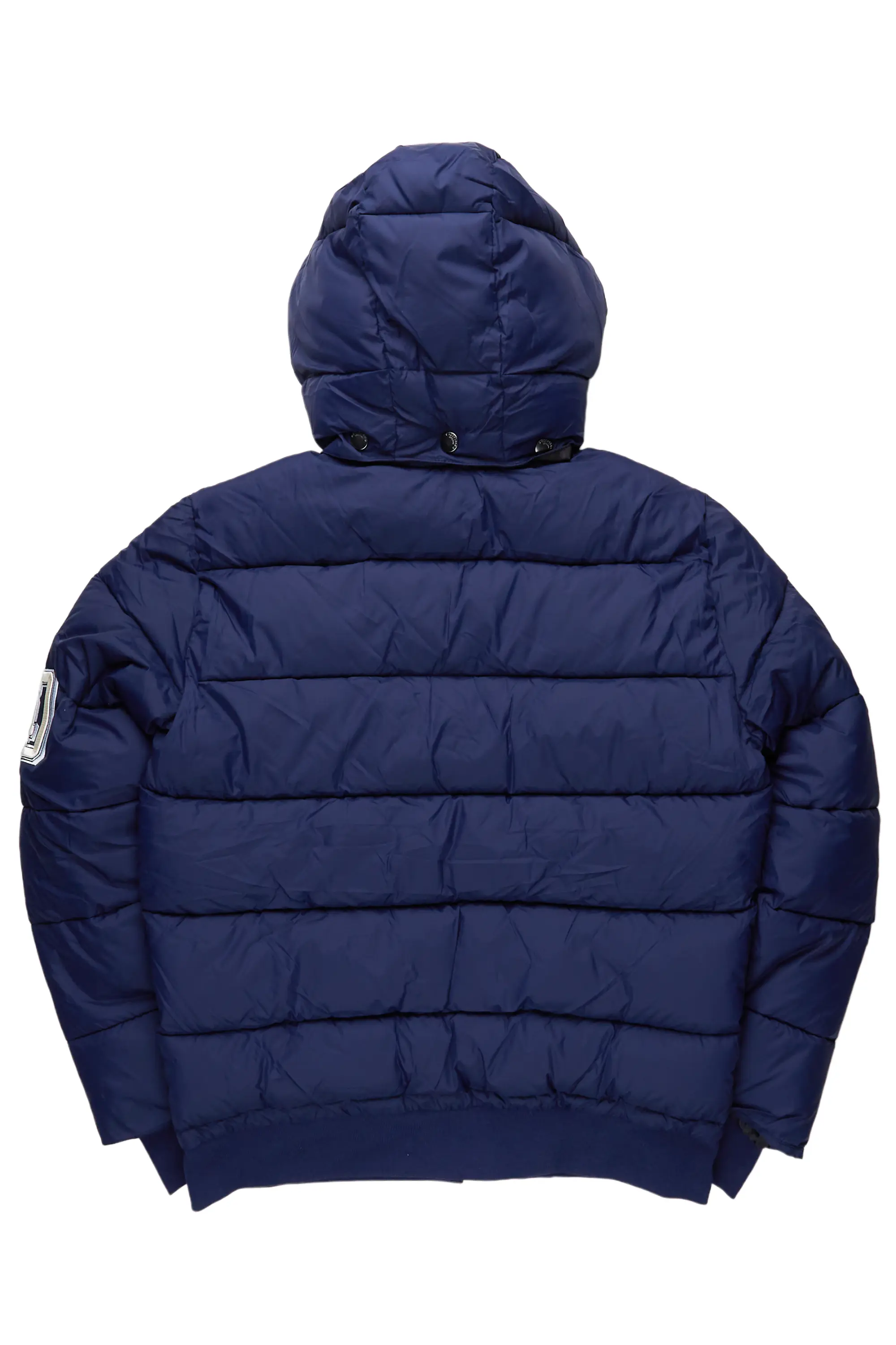 Bronx Navy Heavy Puffer Jacket - Image 6