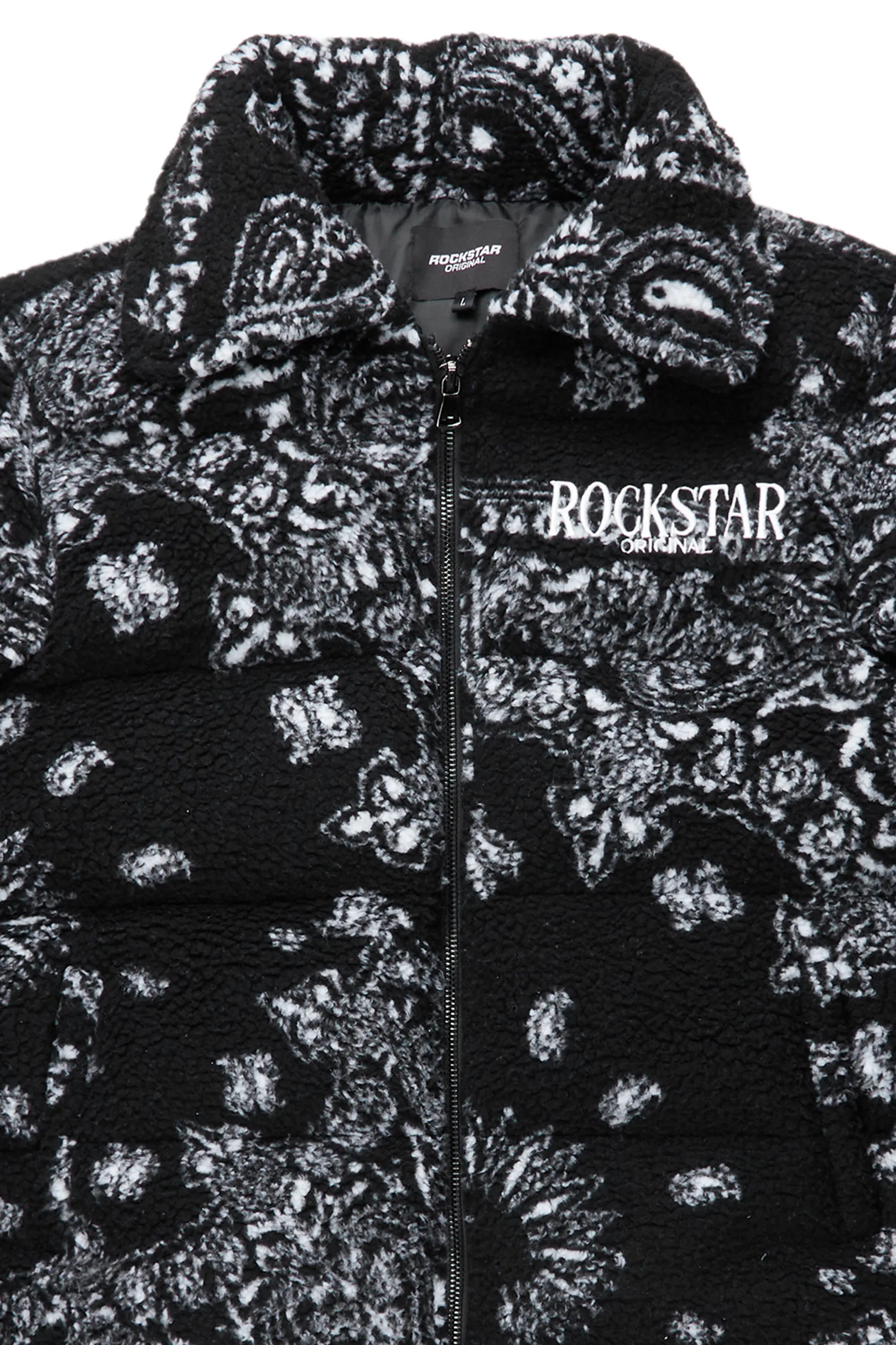 Wylie Black Puffer Jacket - Image 4