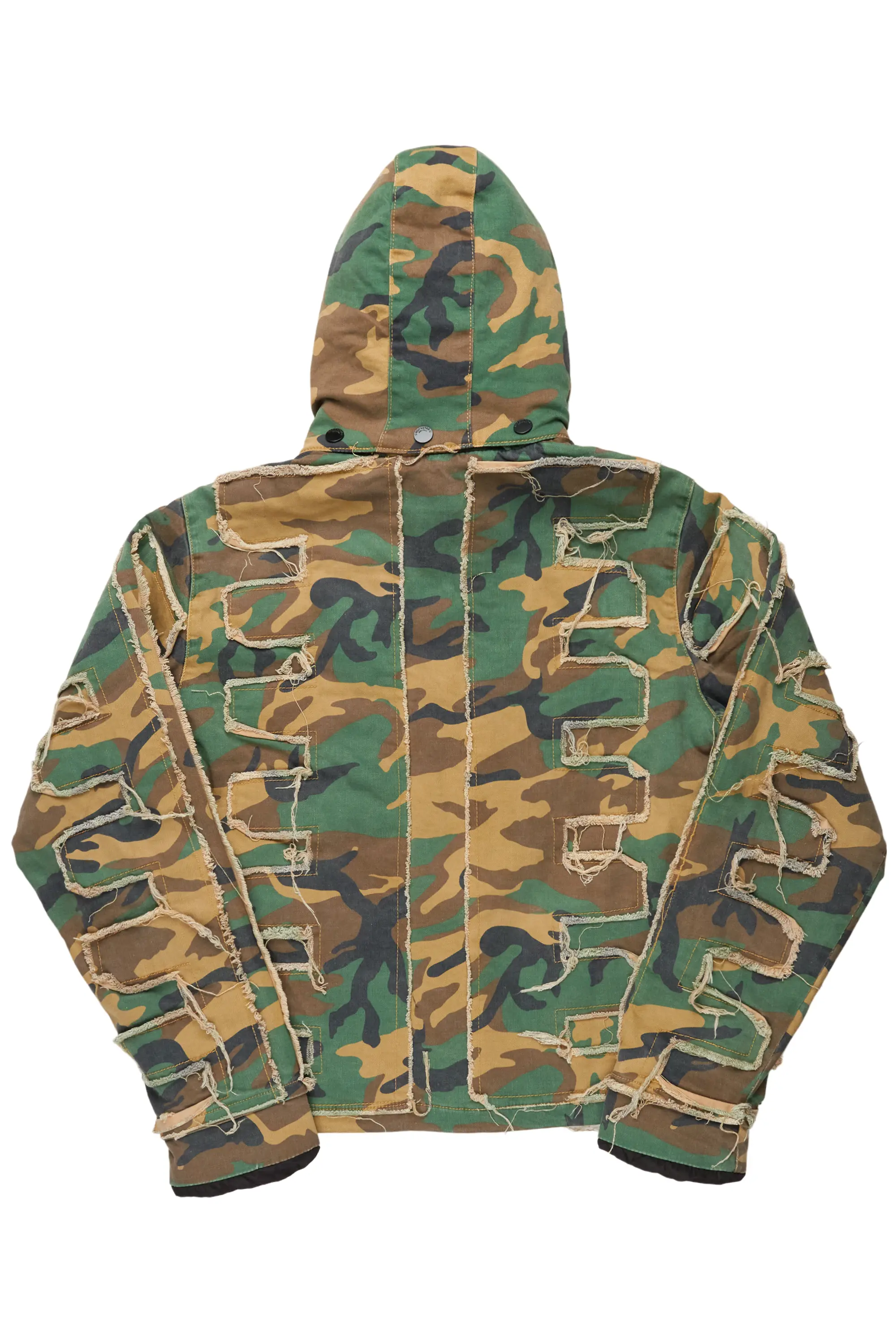 Shake Faded Camo Puffer Jacket - Image 7