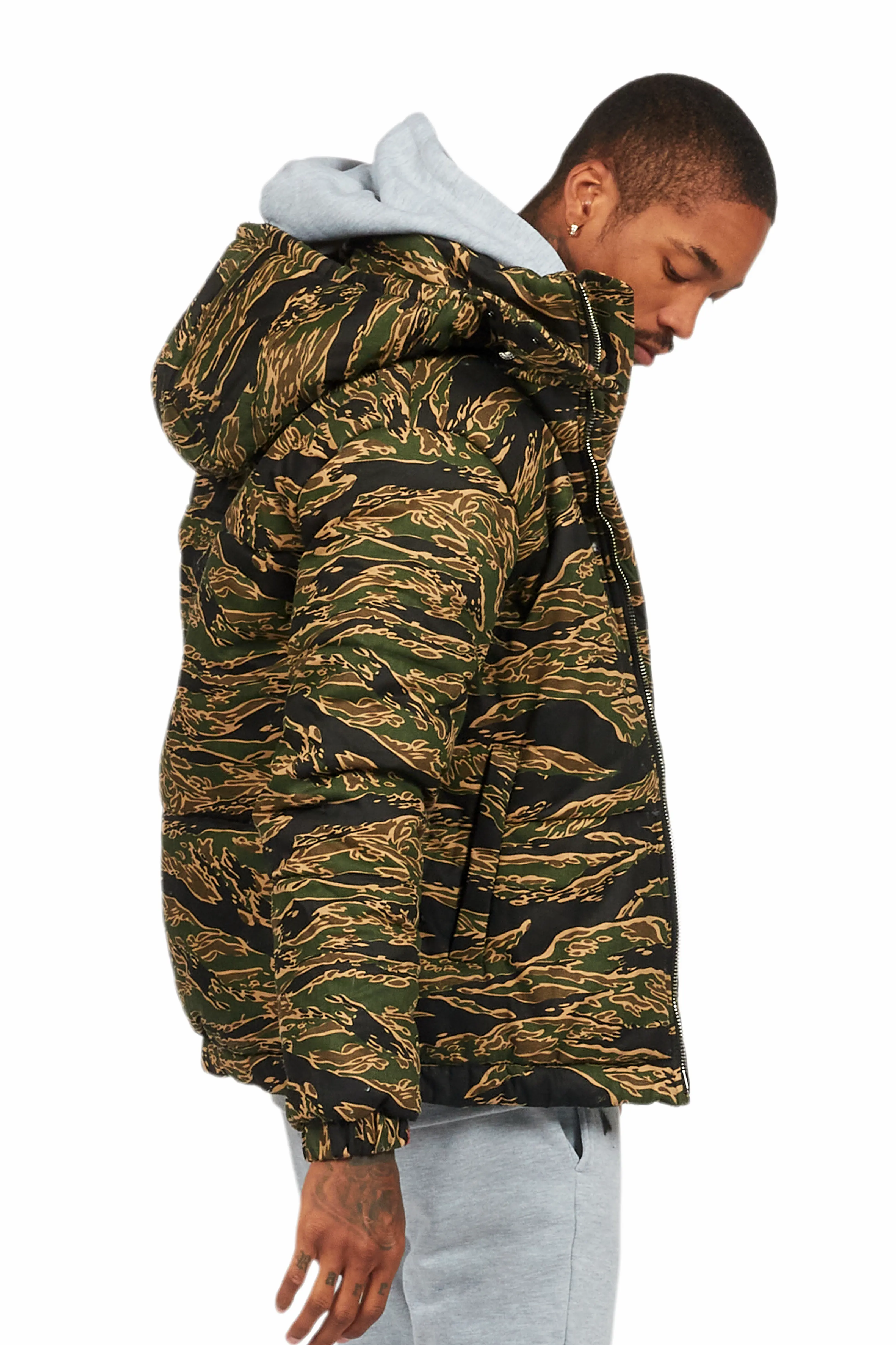 Bevis Camo Puffer Jacket - Image 8