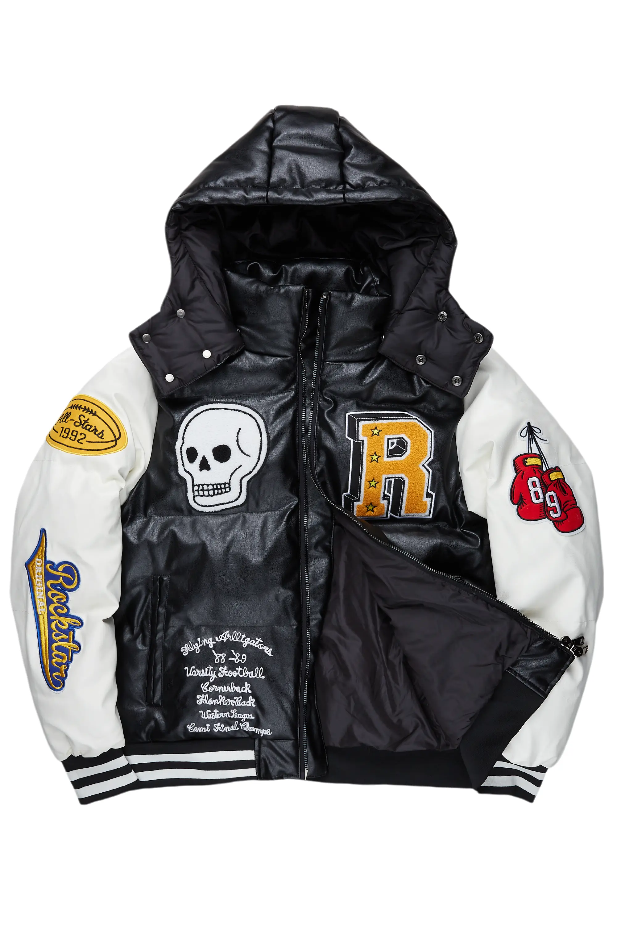 Eisen Black Puffer Jacket - Image 2