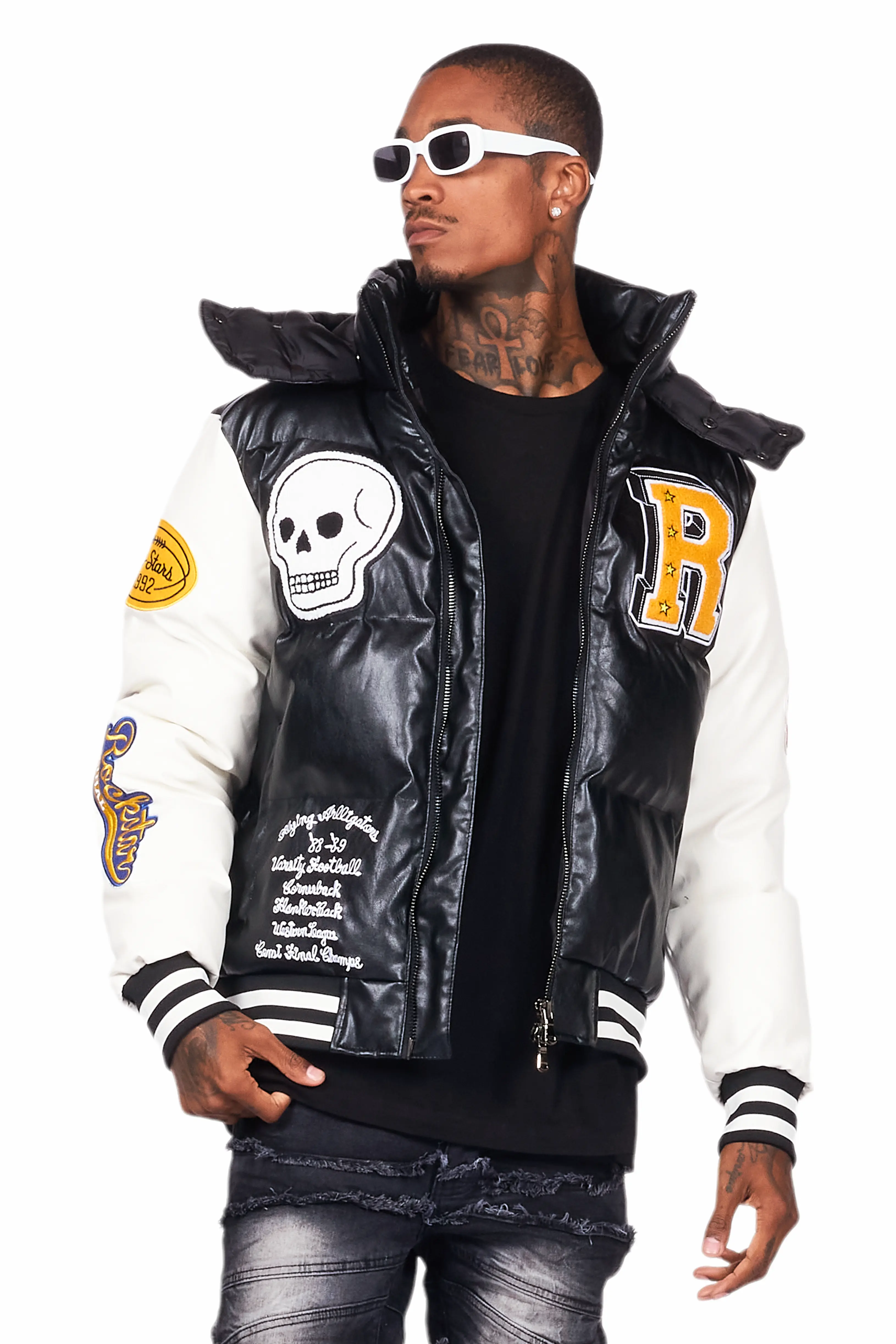 Eisen Black Puffer Jacket - Image 3