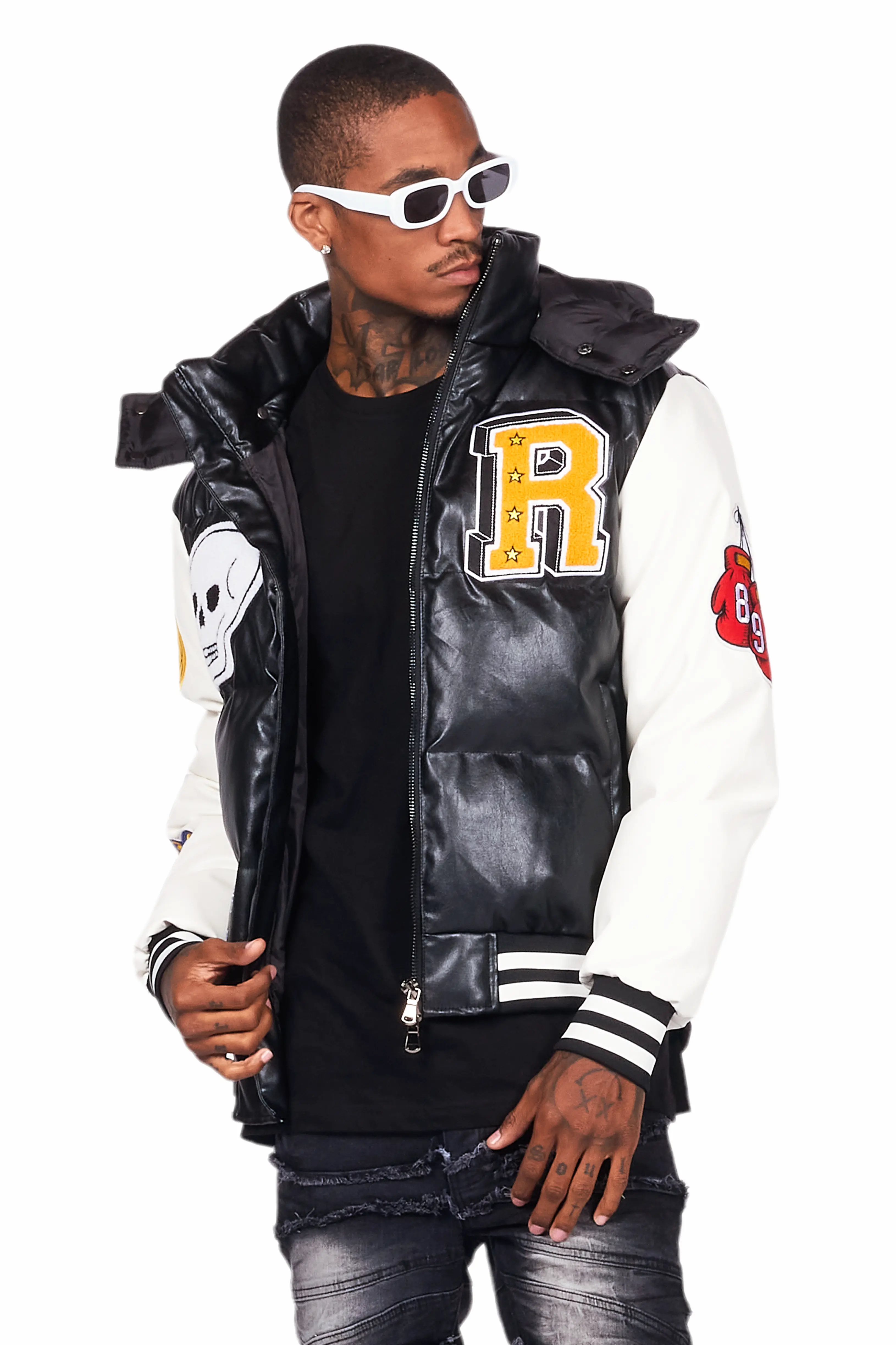 Eisen Black Puffer Jacket - Image 4