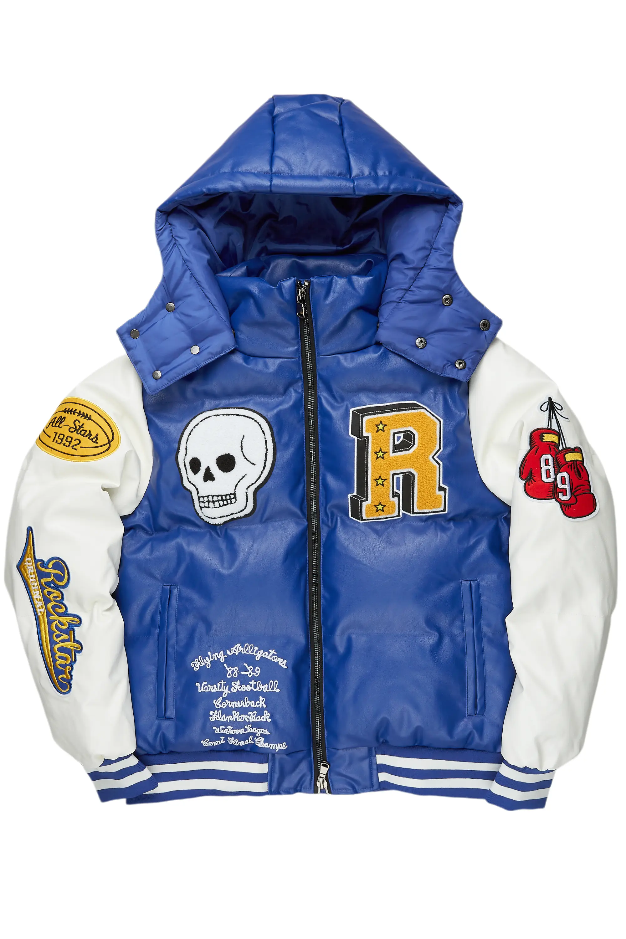 Eisen Royal Blue Puffer Jacket - Image 2