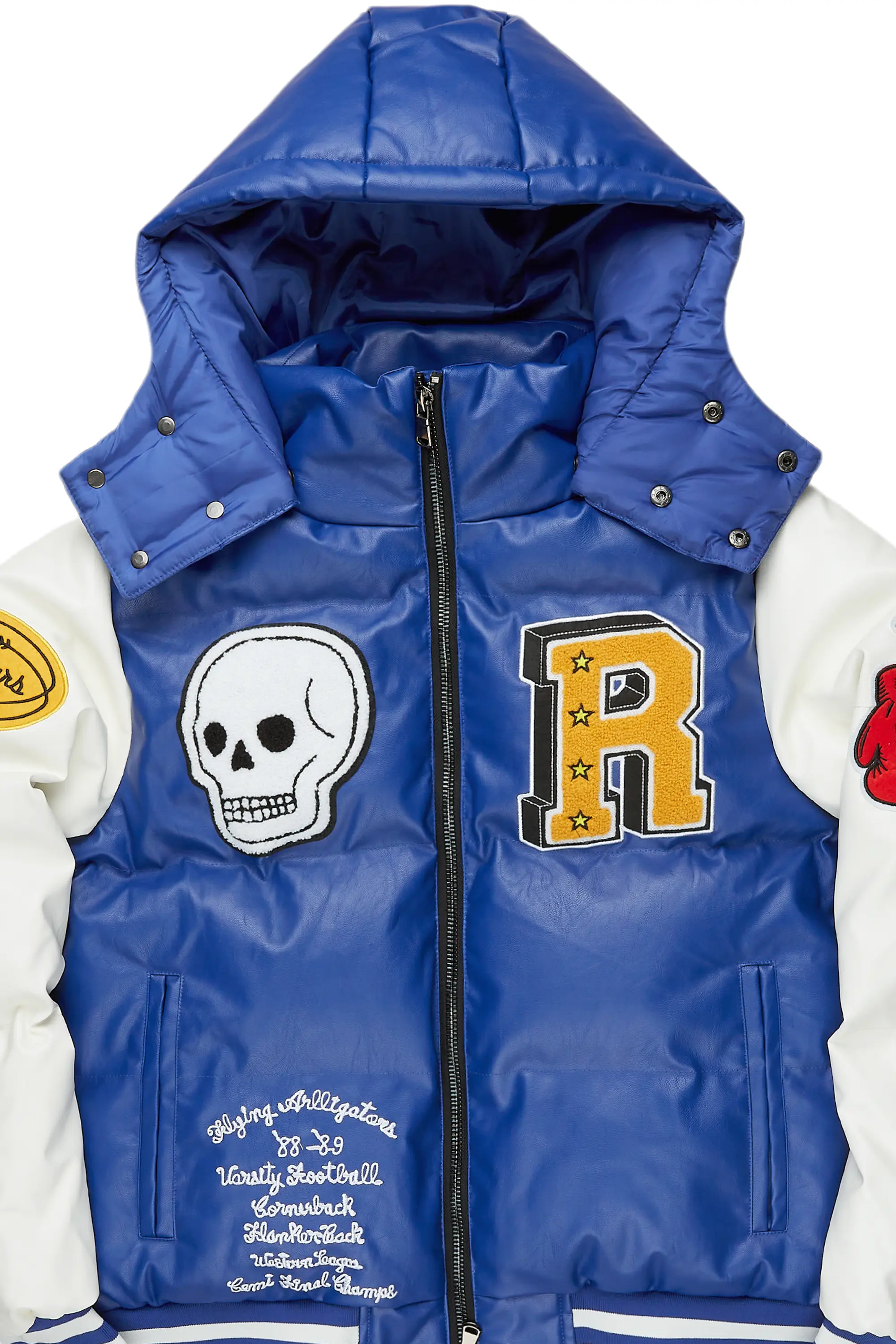 Eisen Royal Blue Puffer Jacket - Image 7