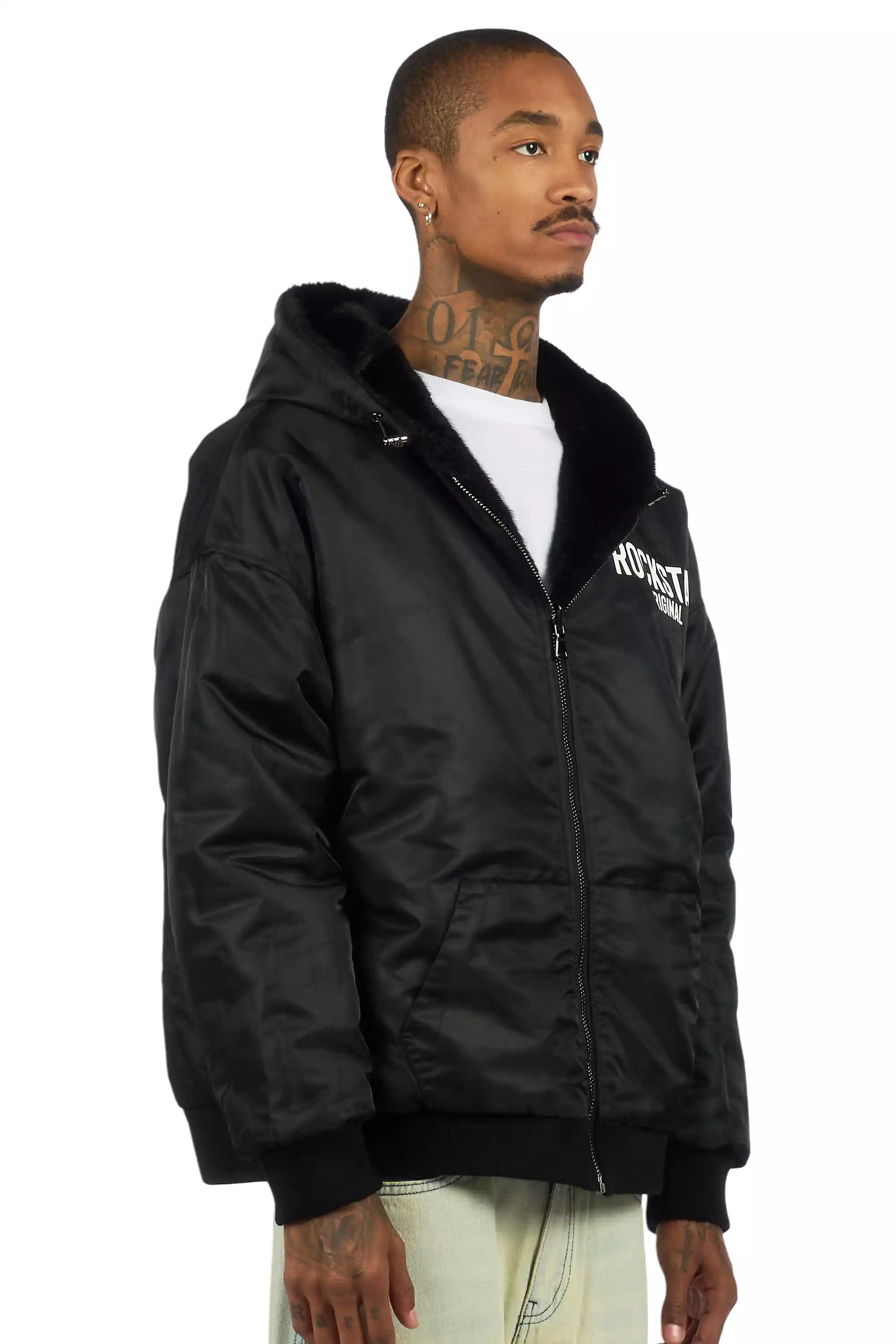 Iceevil Black Fur Jacket - Image 12