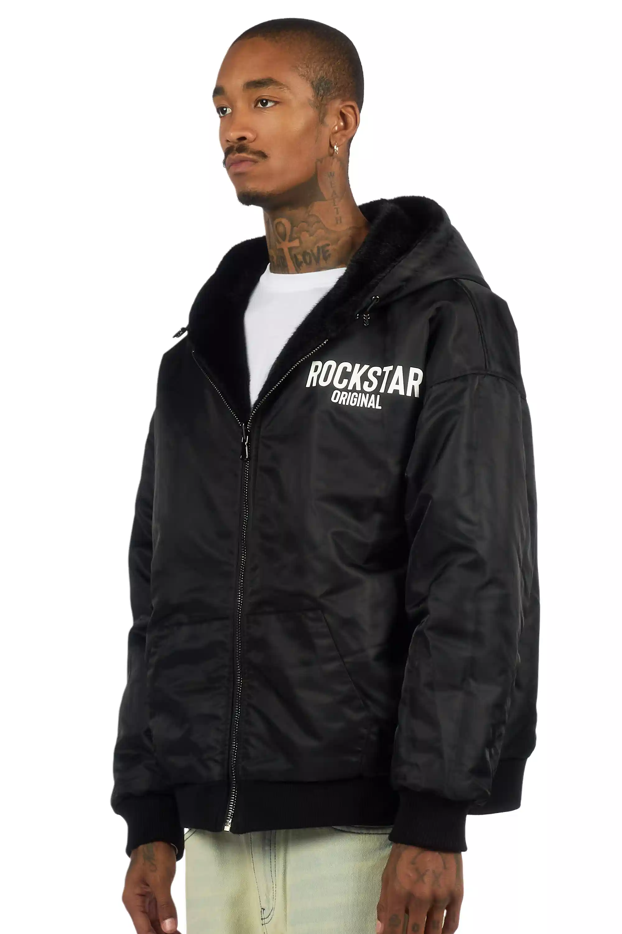 Iceevil Black Fur Jacket - Image 14
