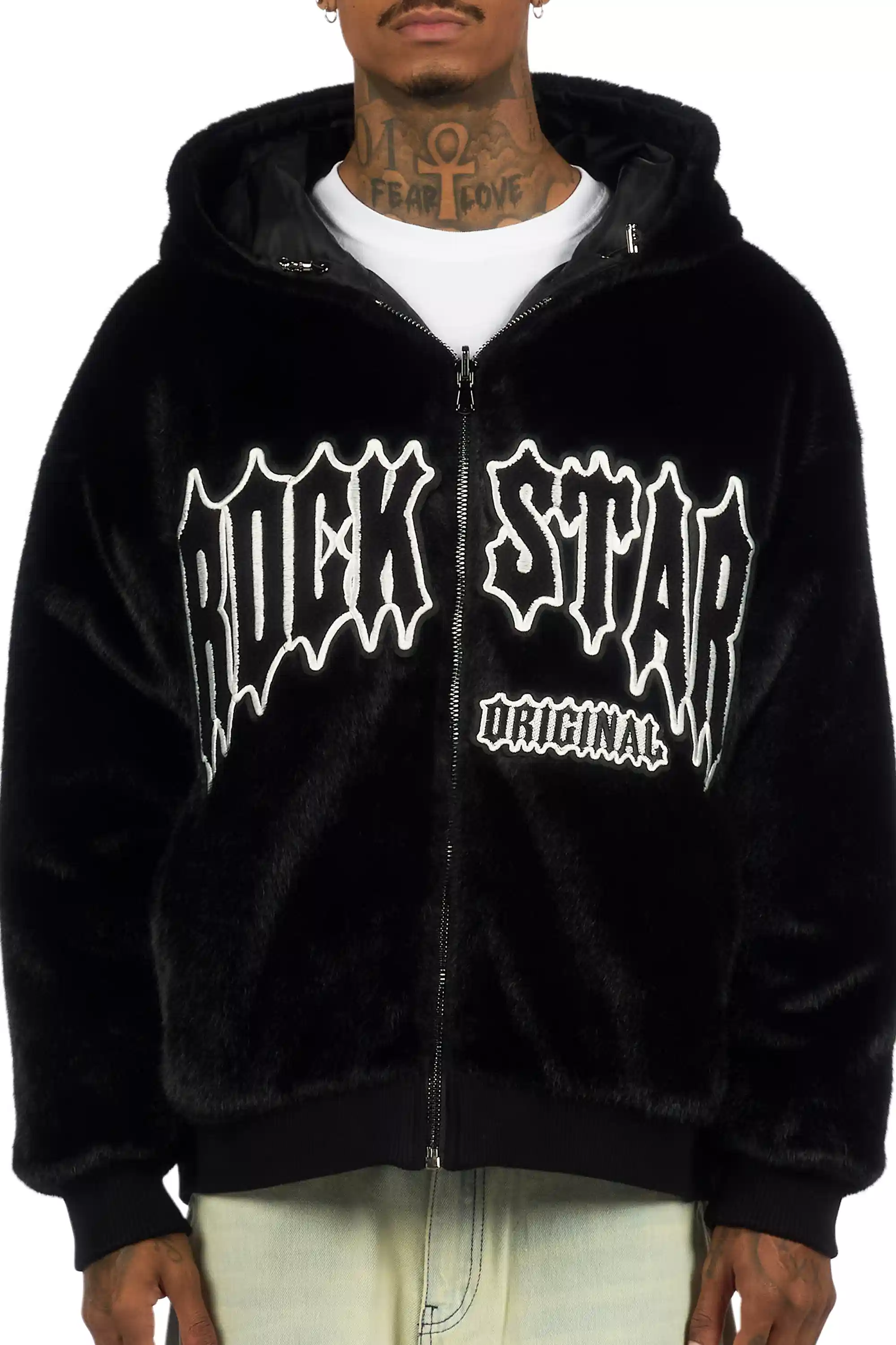 Iceevil Black Fur Jacket - Image 17