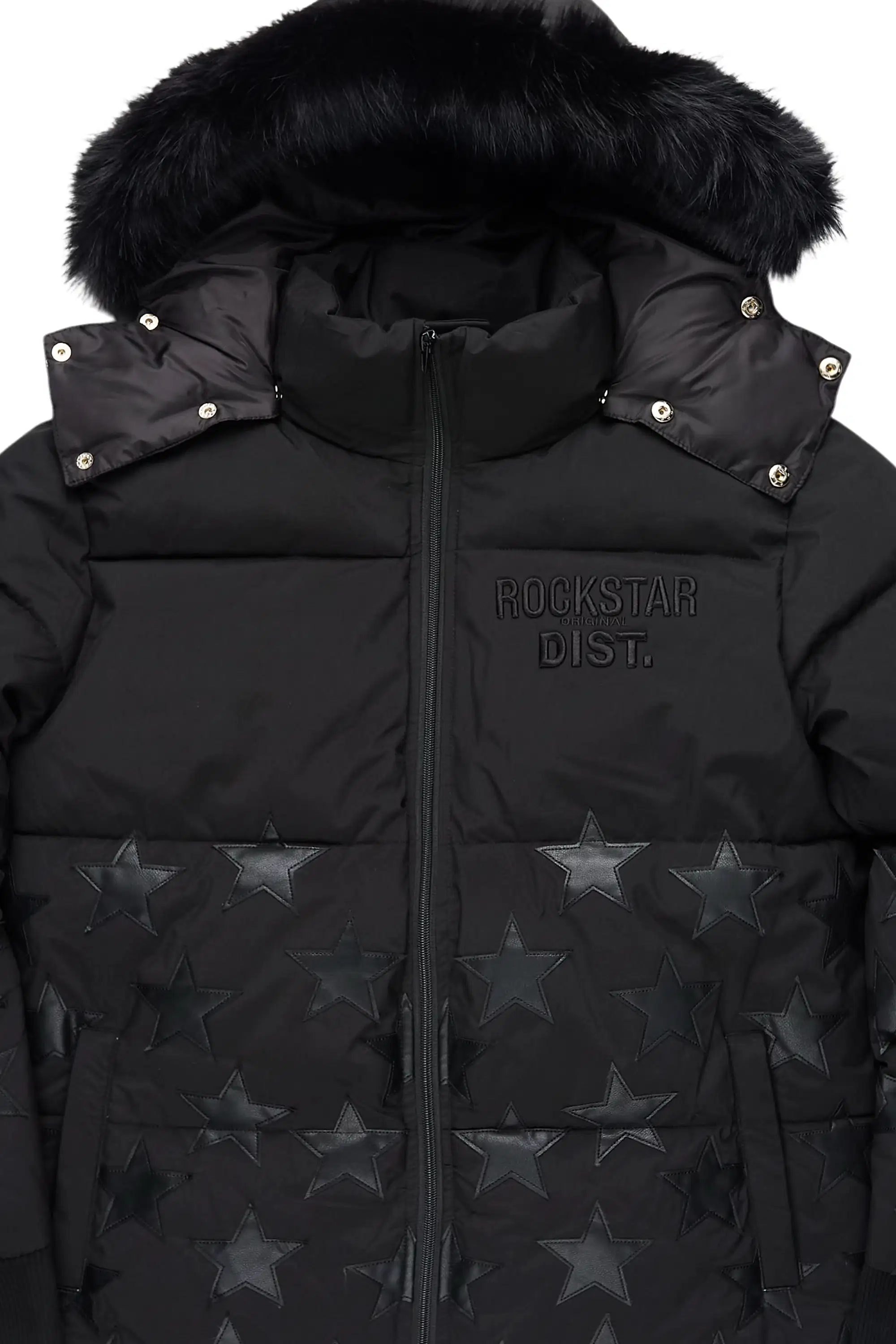 Starlane Black Puffer Jacket - Image 7