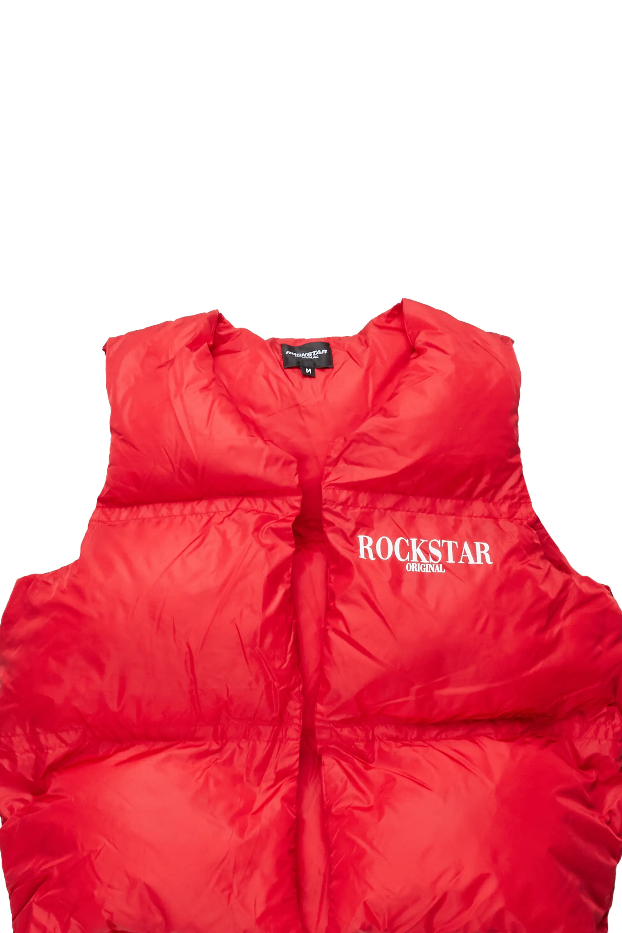 Frederick Red Puffer Vest - Image 3