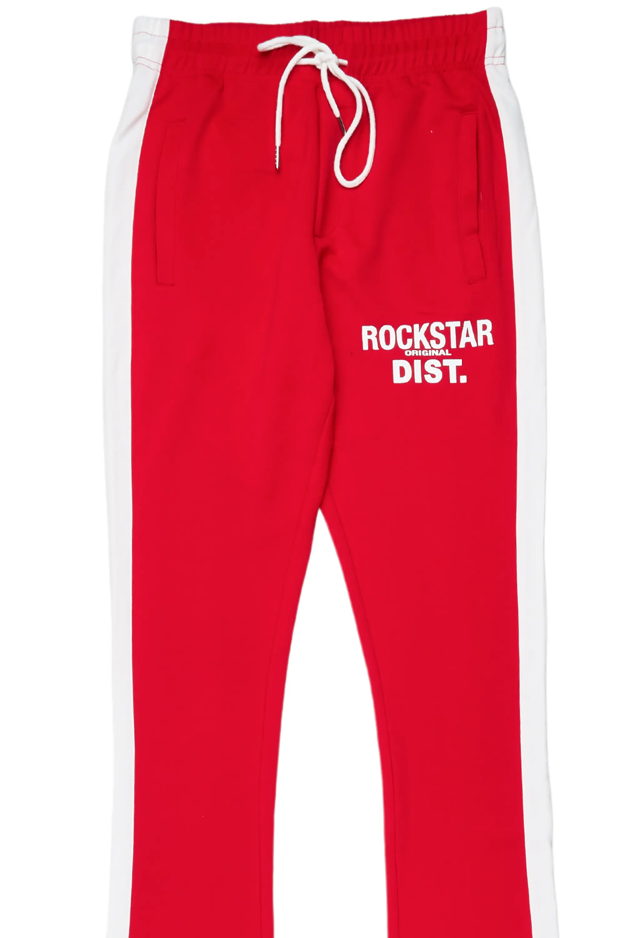 Landry Red Super Stacked Track Pant - Image 7