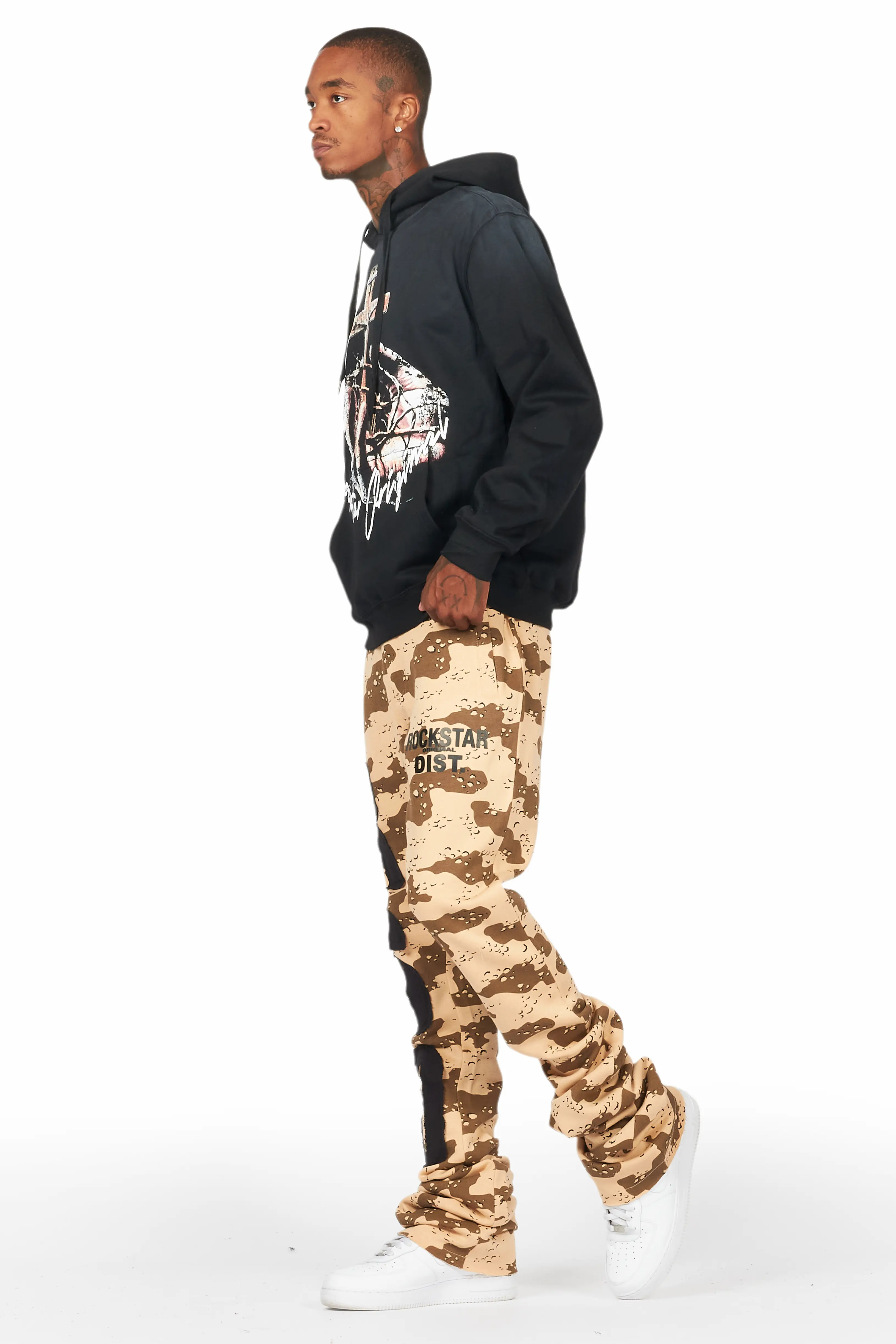 Bansi Desert Camo Super Stacked Trackpant - Image 6