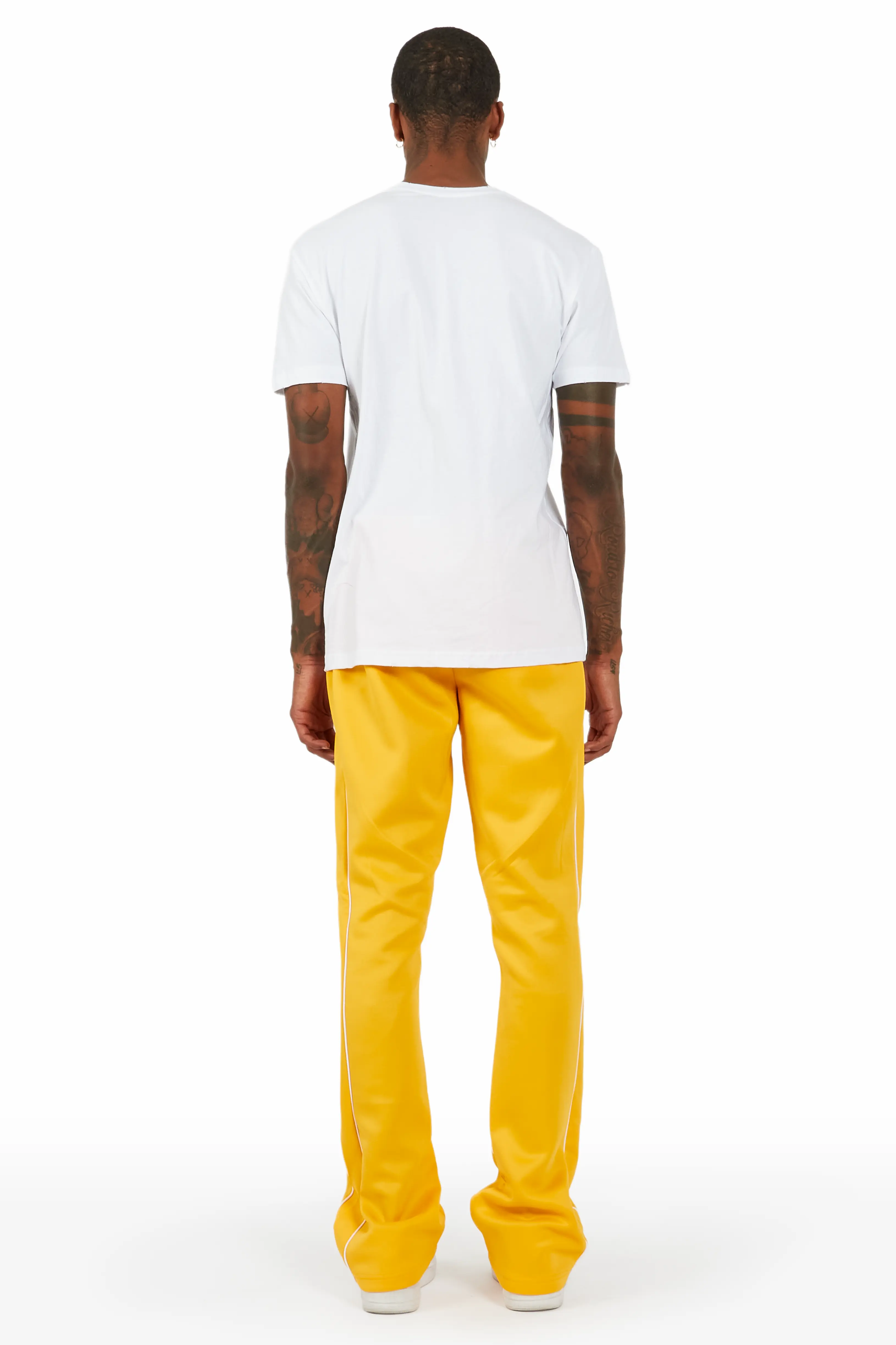 Jaco Yellow Stacked Flare Pant - Image 4