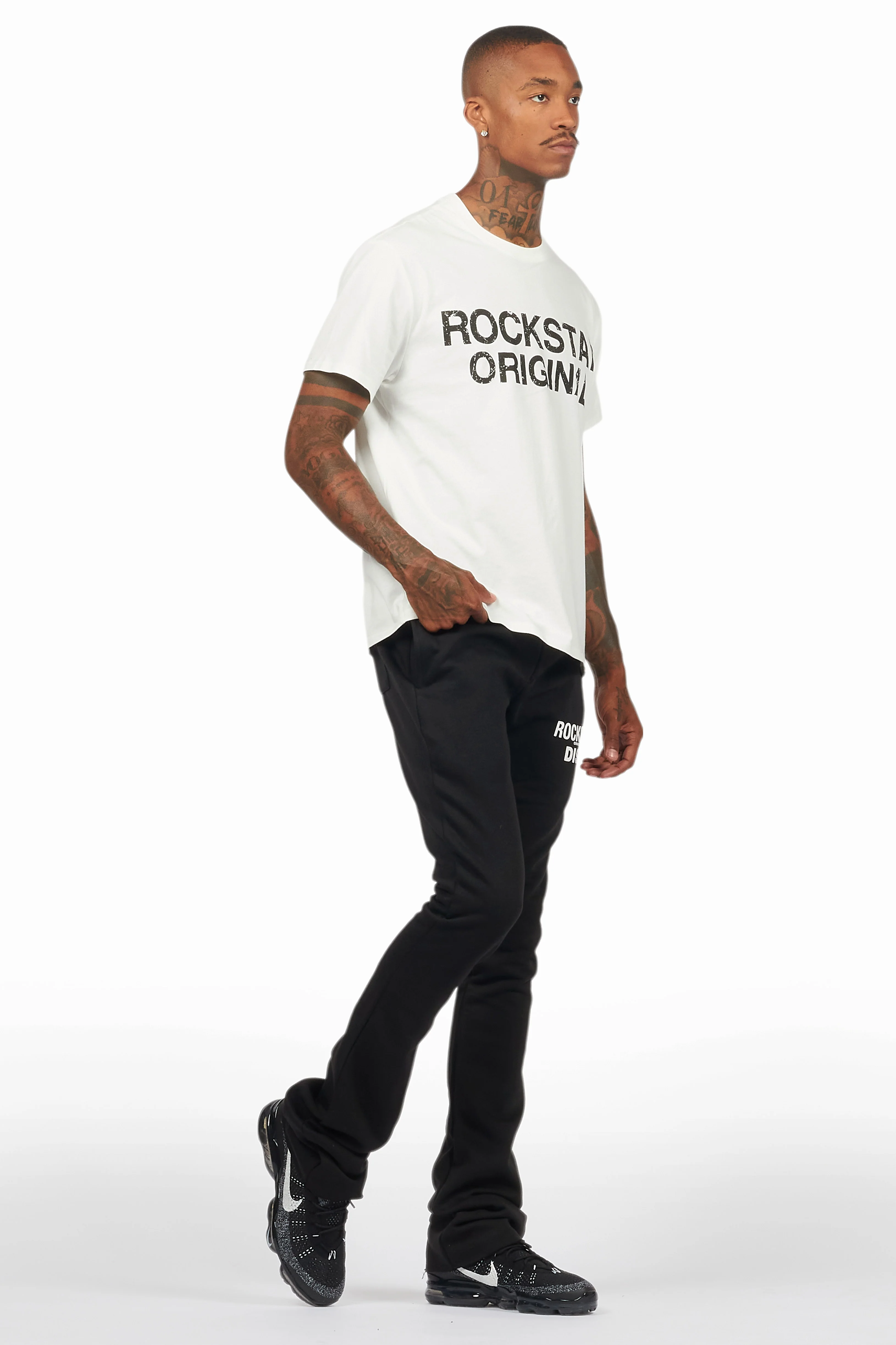 Alpine Black Stacked Flare Pant - Image 7