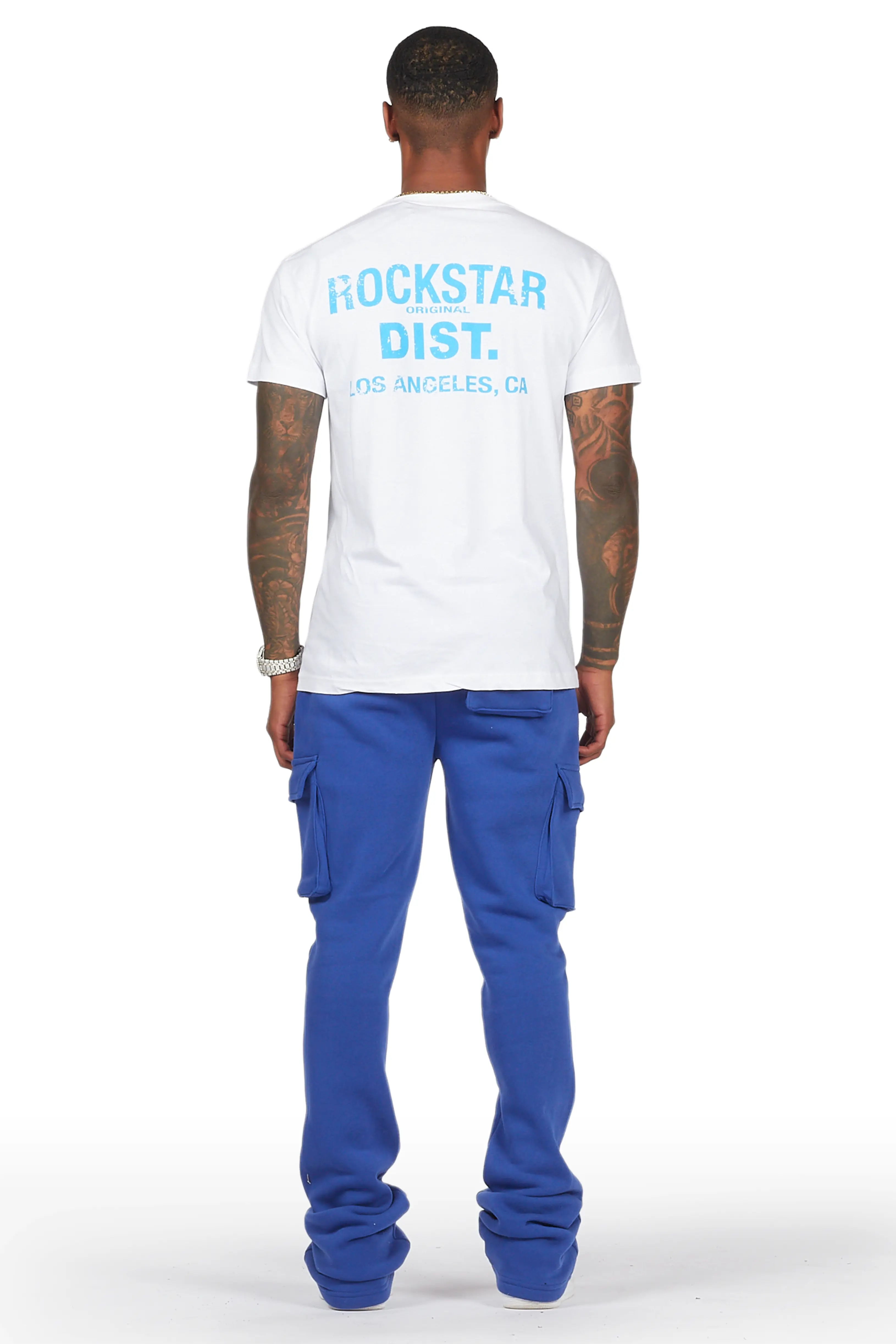 Alpine Royal Stacked Flare Cargo Pant - Image 6