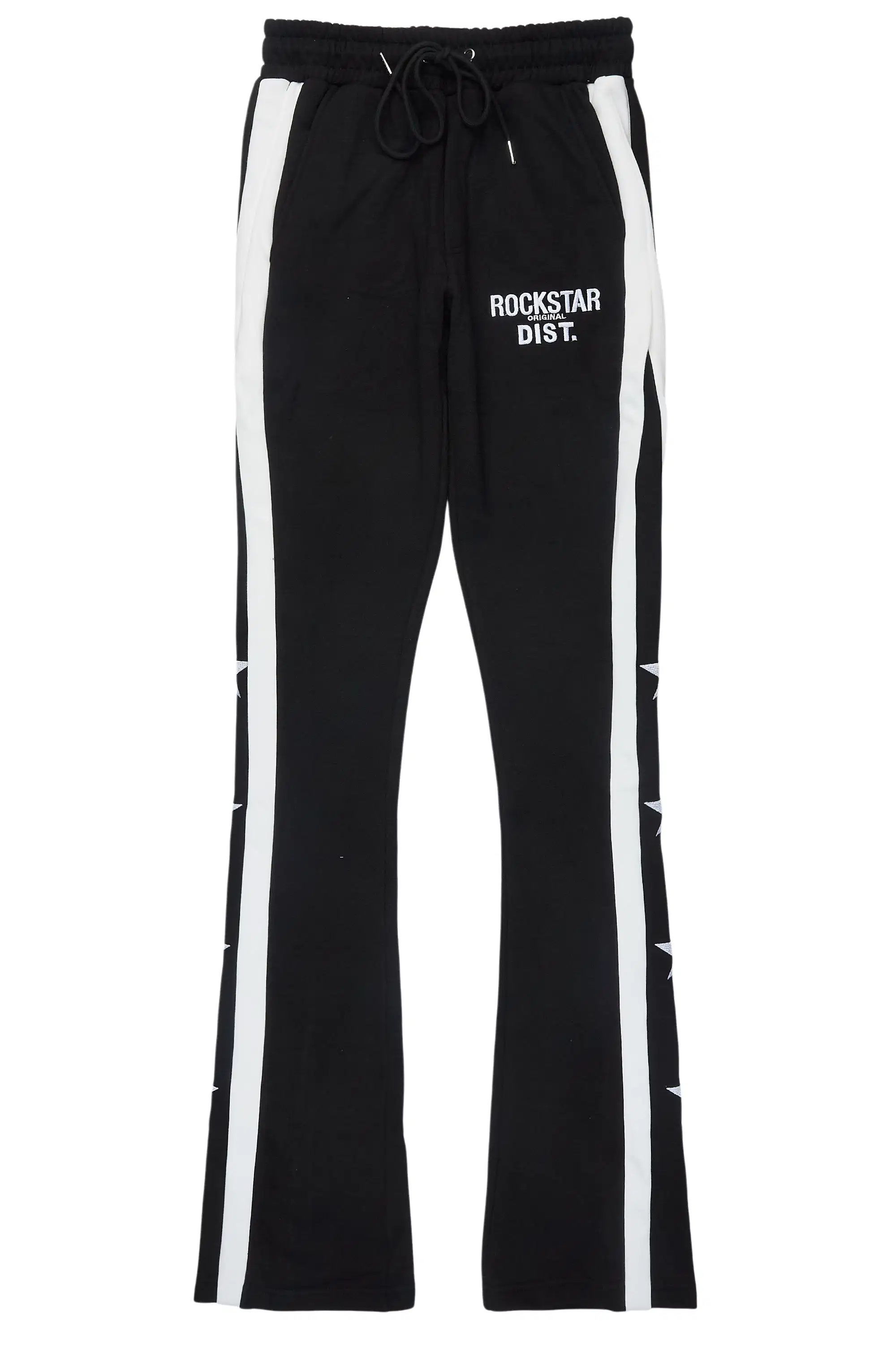Arkady Black Stacked Flare Pant - Image 2