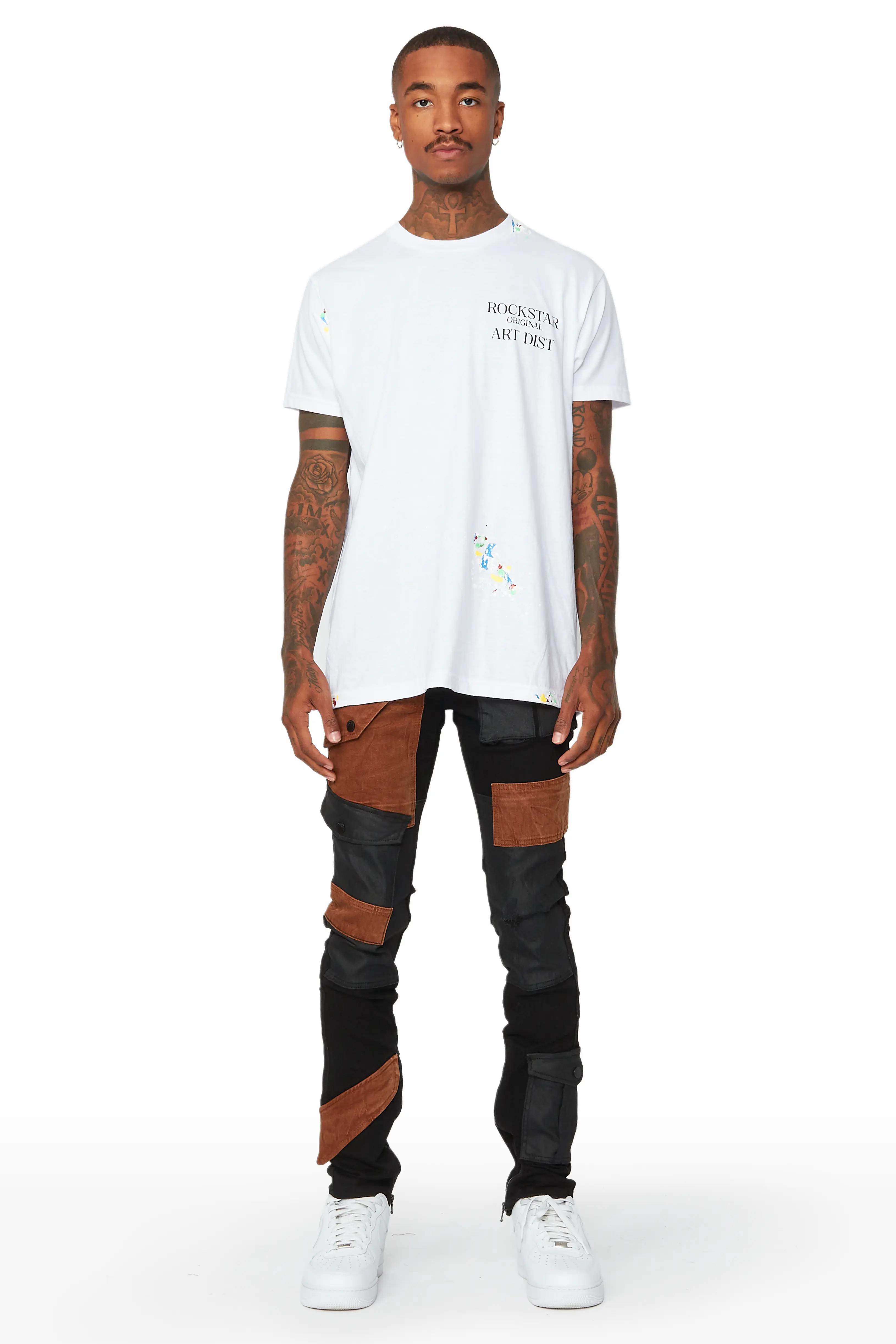 Demarcus Black Patch Jean - Image 3