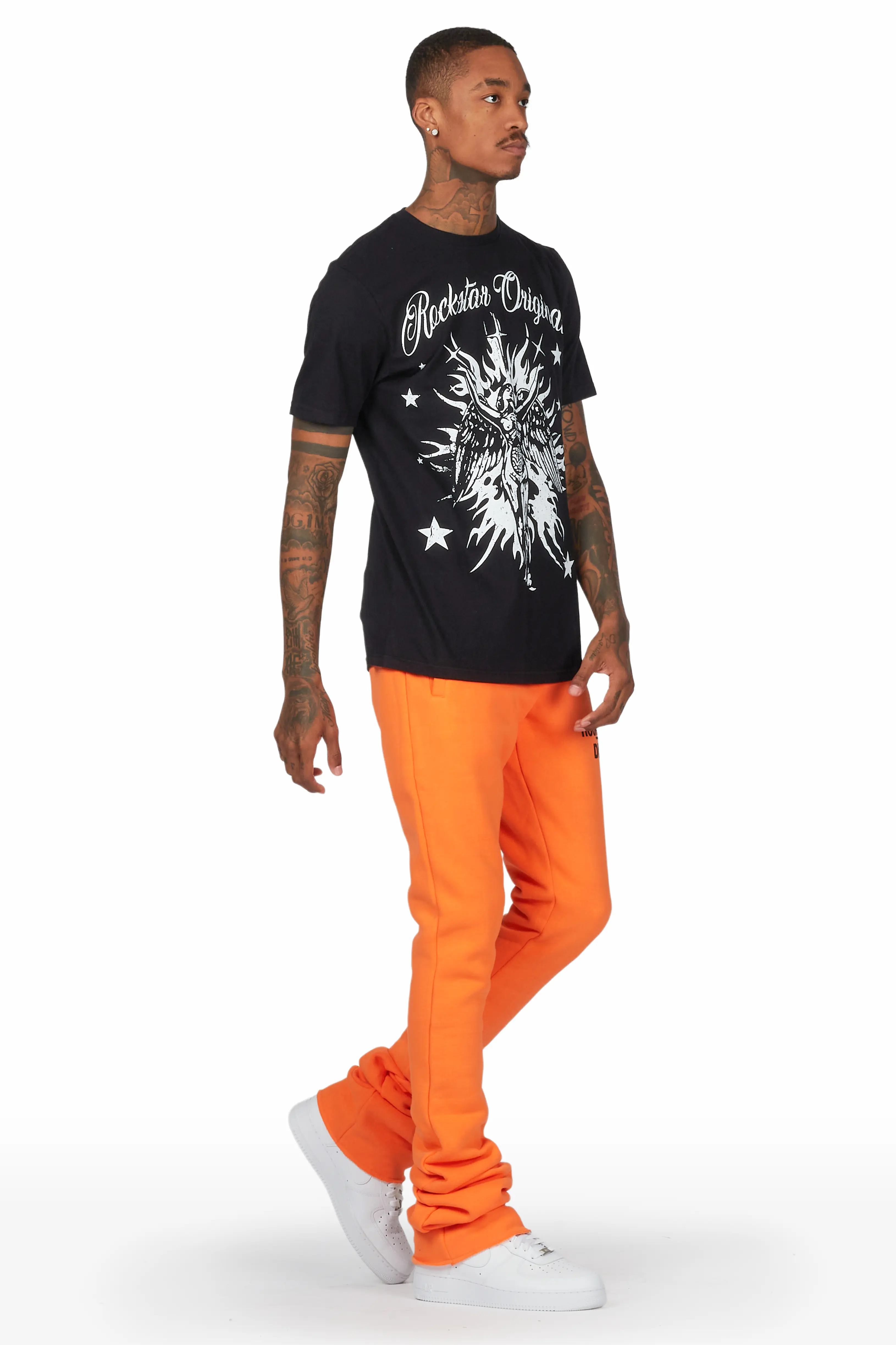 Alpine Orange Super Stacked Trackpant - Image 6