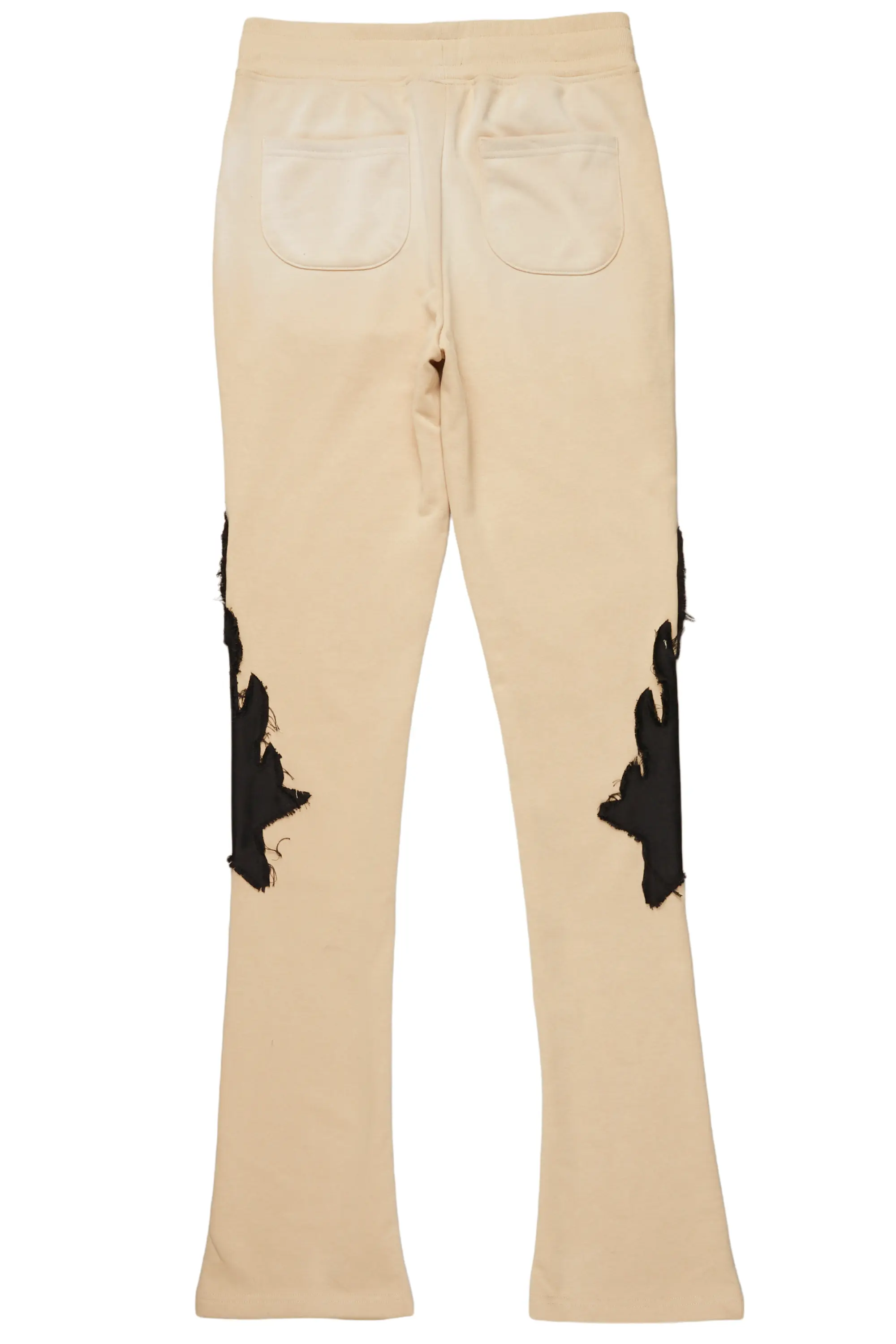 Lonny Beige Graphic Stacked Flare Pant - Image 9