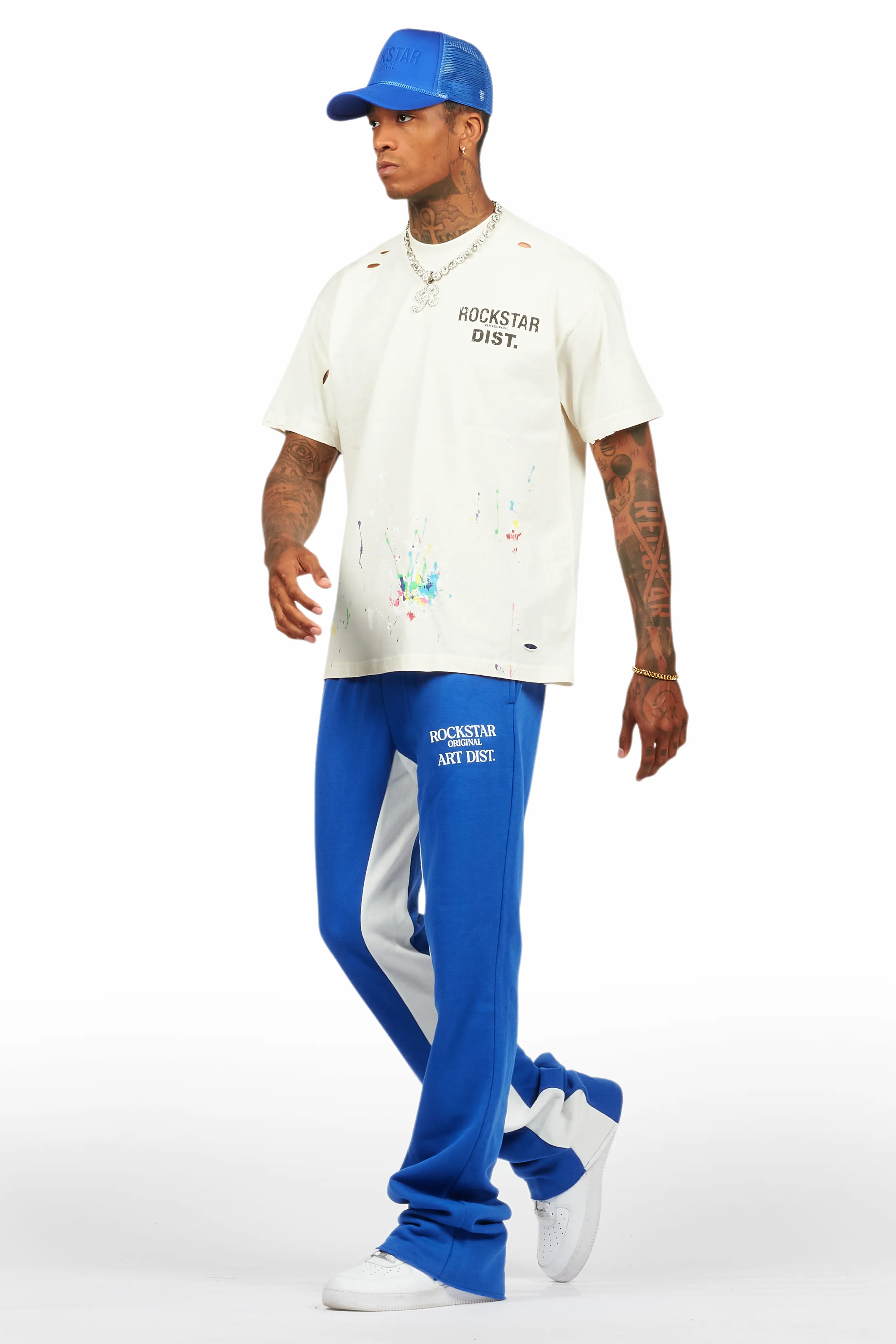 Briggs Royal Blue Baggy Pant - Image 6