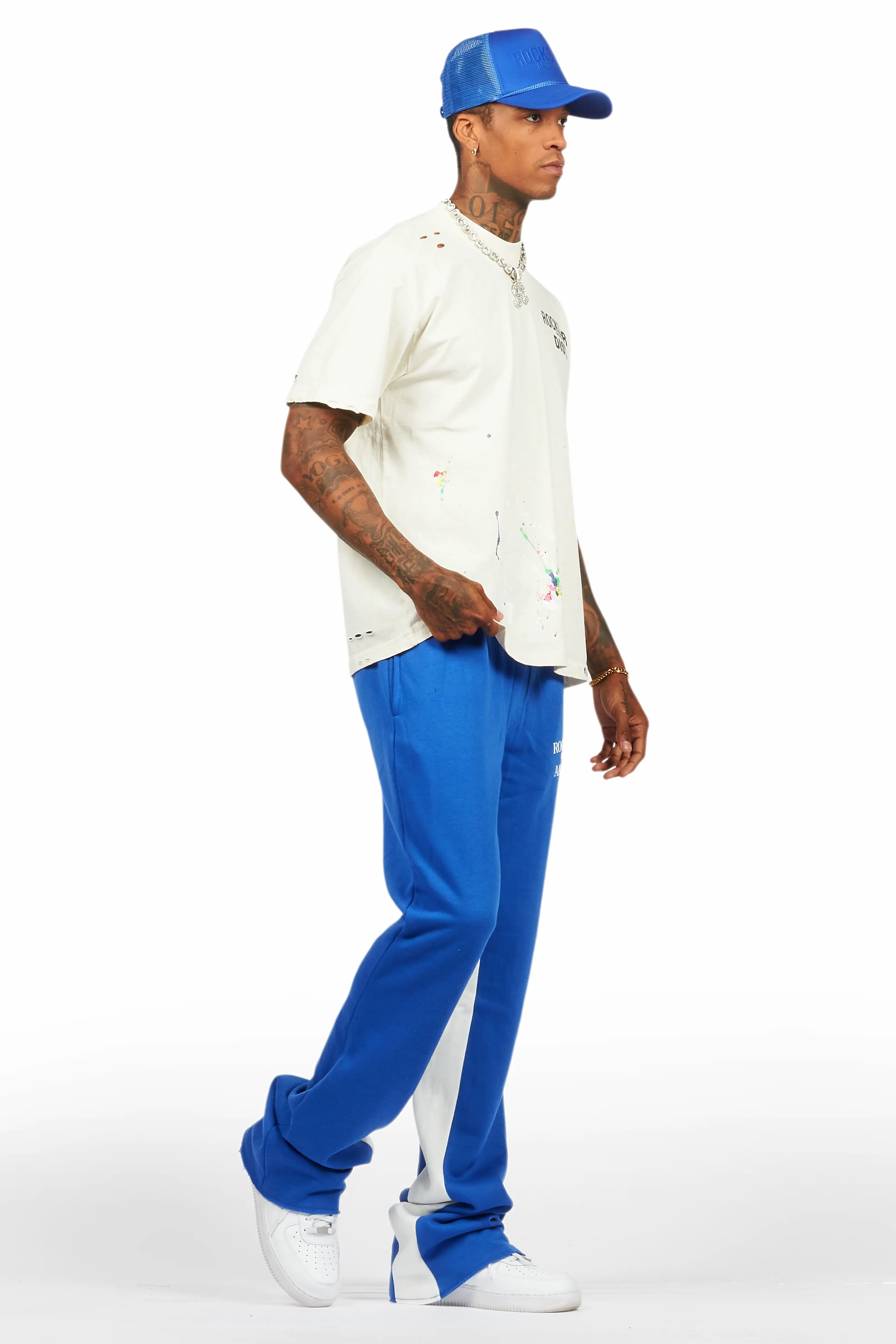 Briggs Royal Blue Baggy Pant - Image 7