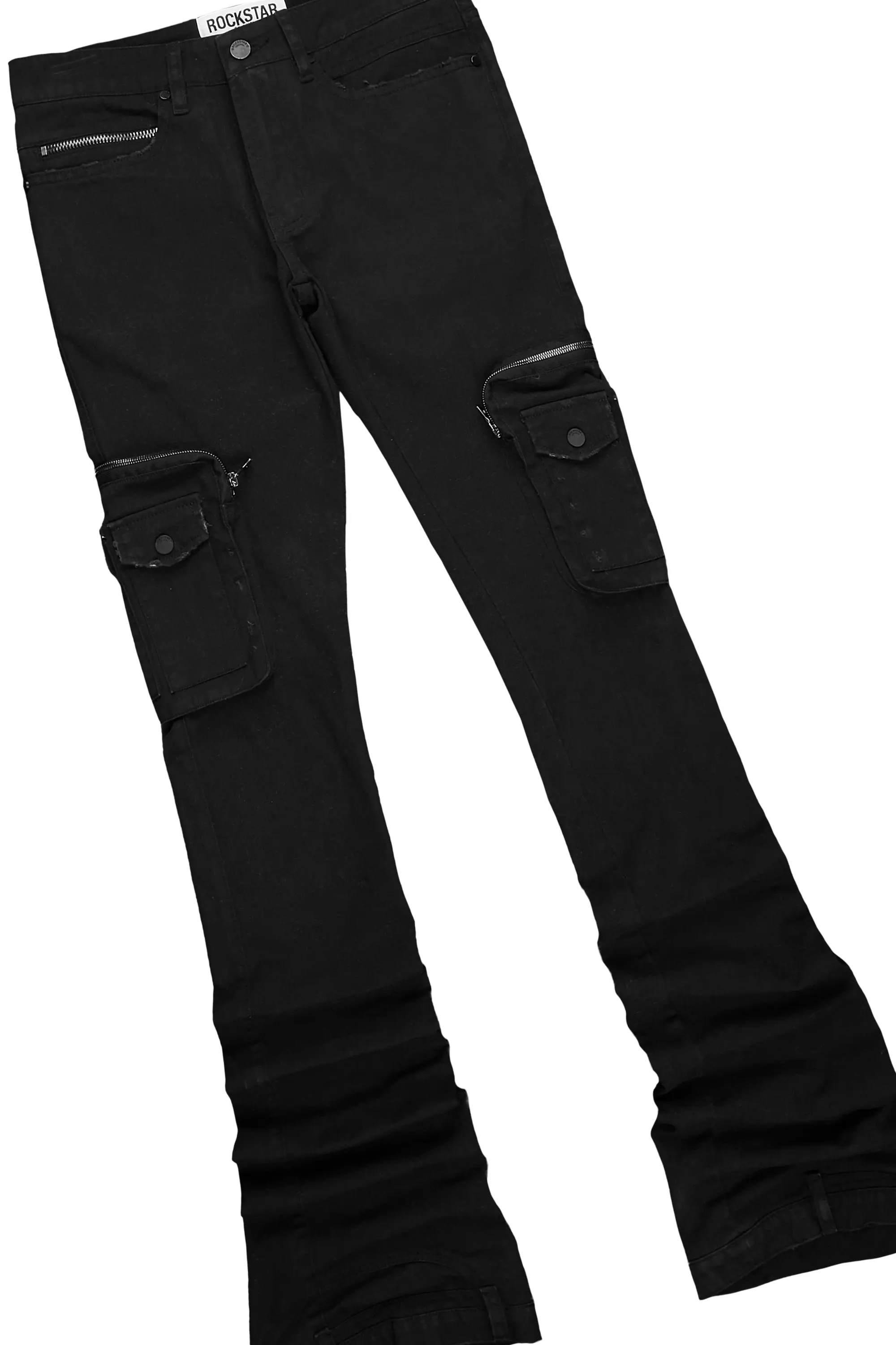 Nash Puffer & Sutton Black Super Stacked Flare Jean Bundle - Image 3