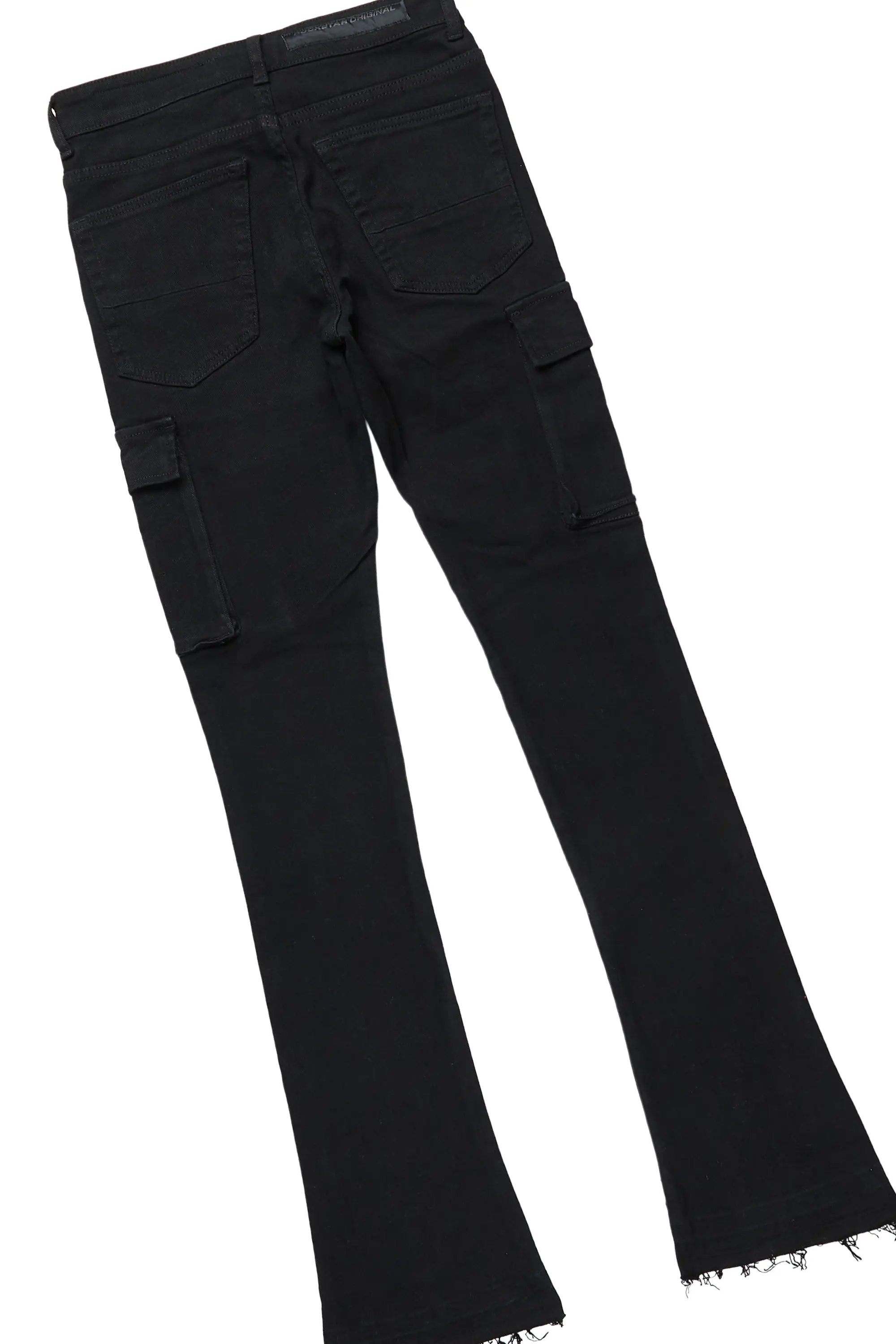 Obern Grey T-Shirt & Sarg Black Stacked Flare Jean Bundle - Image 9