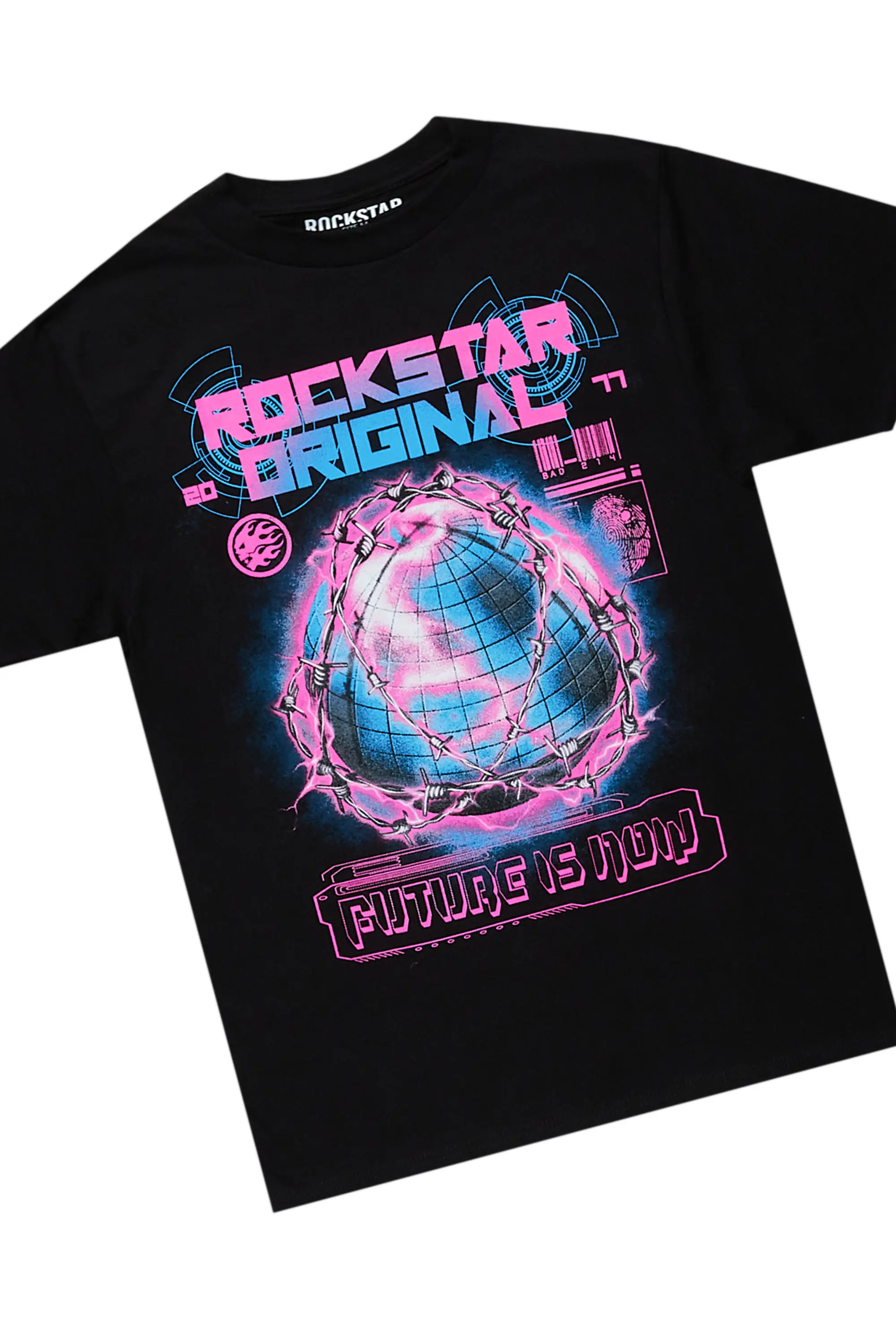 Digital Black T-Shirt & Bossko Stacked Flare Jean Bundle - Image 2