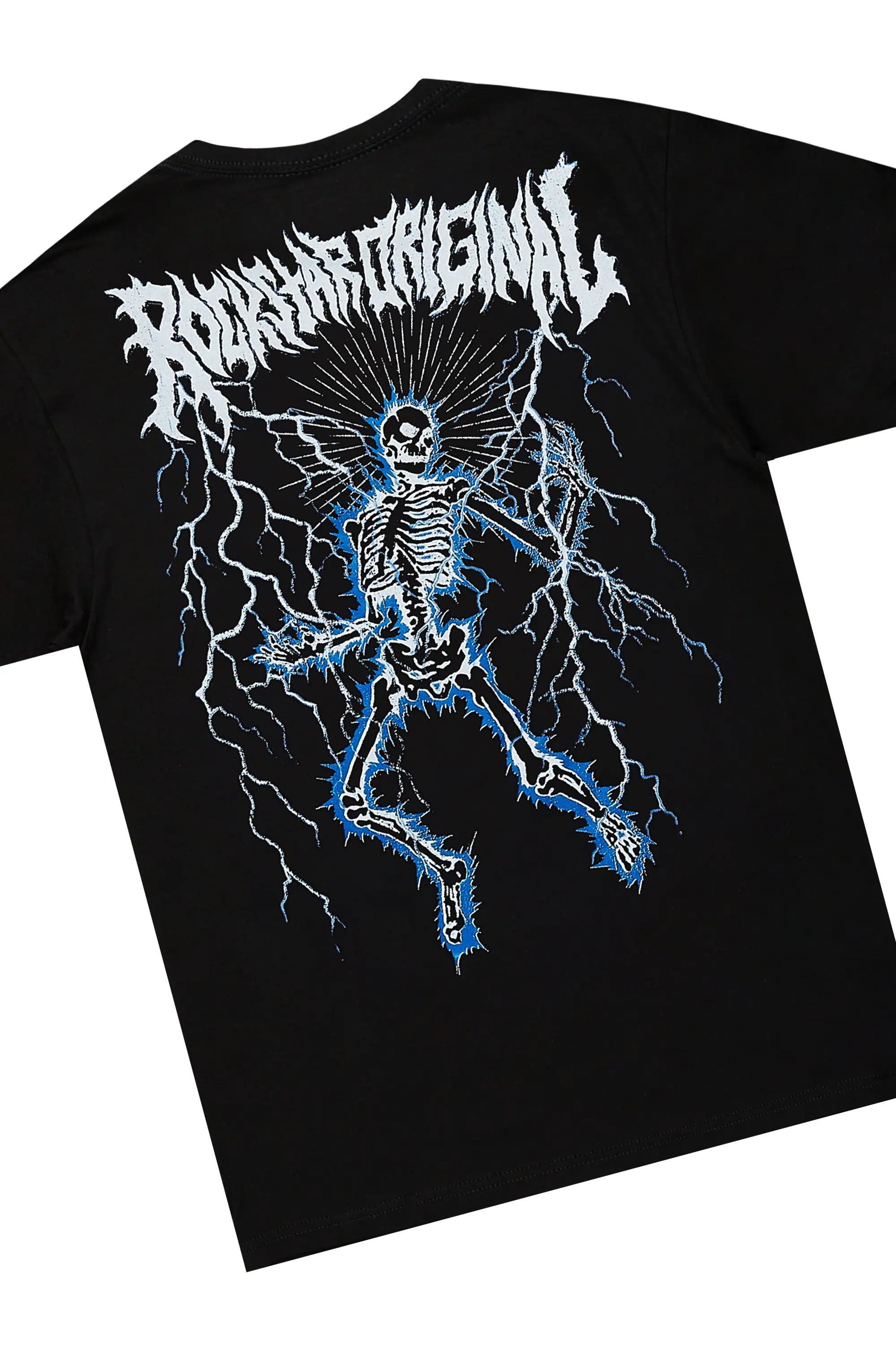 Deathrown Black T-Shirt & Josie Stacked Flare Jean - Image 9