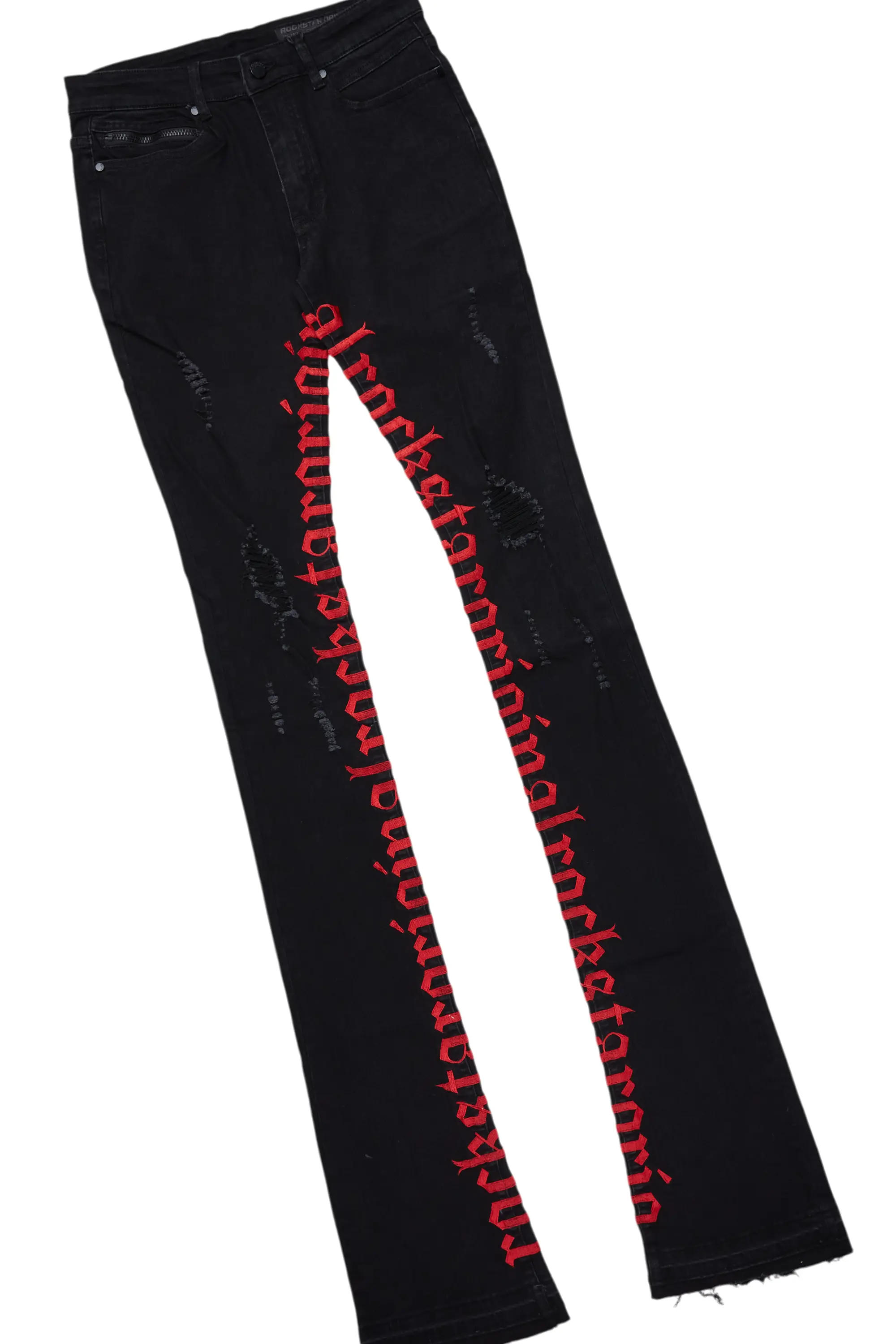 Cappy Black T-Shirt & Colette Super Stacked Flare Jean Bundle - Image 3