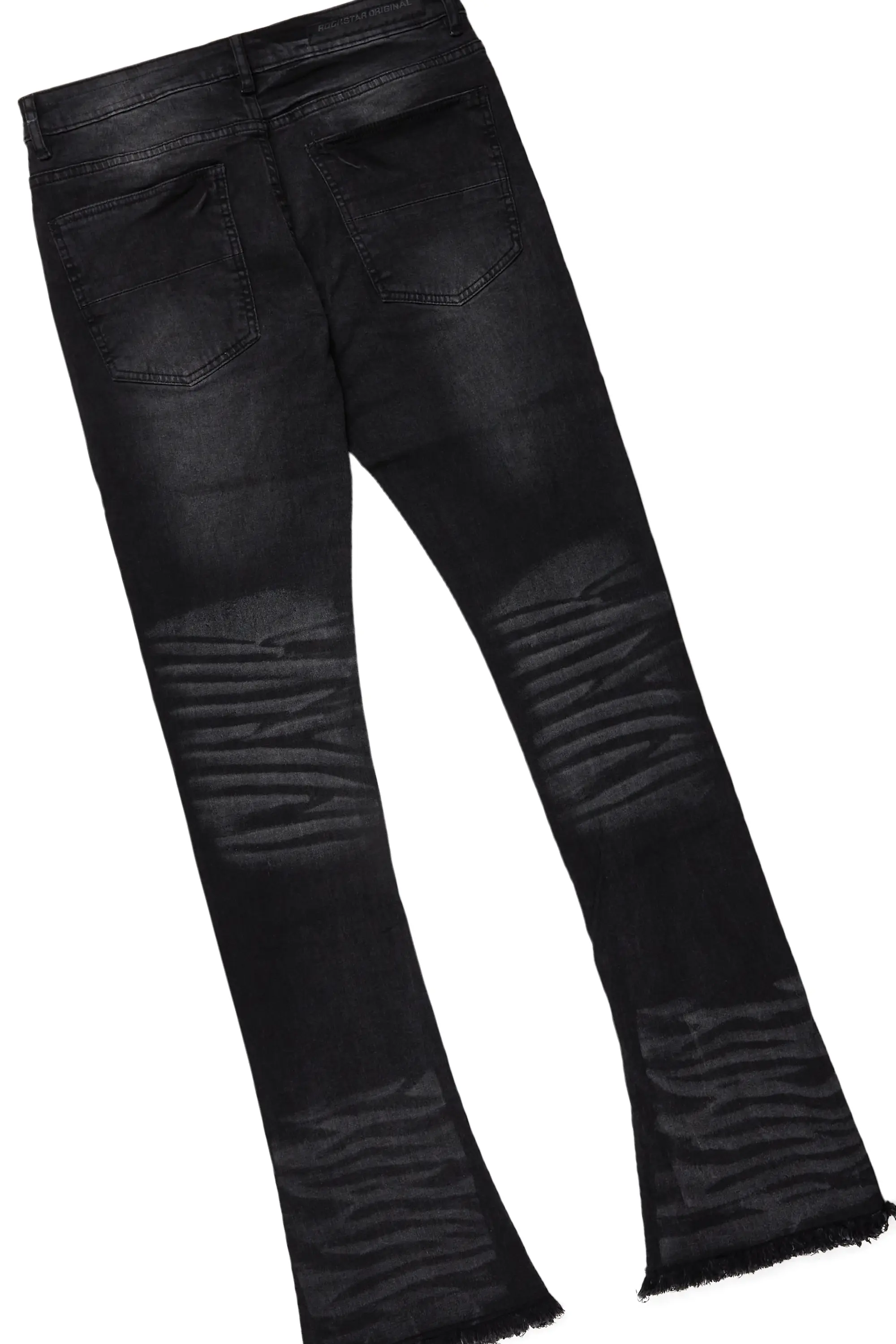 Shoota Grey Hoodie & Florence Stacked Flare Jean Bundle - Image 4