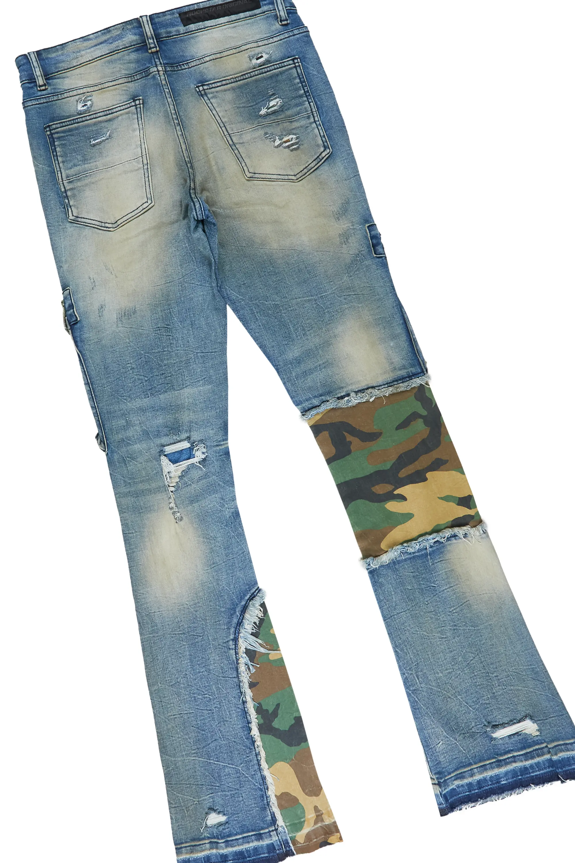 Beno Black Long Sleeve T-Shirt & Zeta Super Stacked Flare Jean Bundle - Image 4