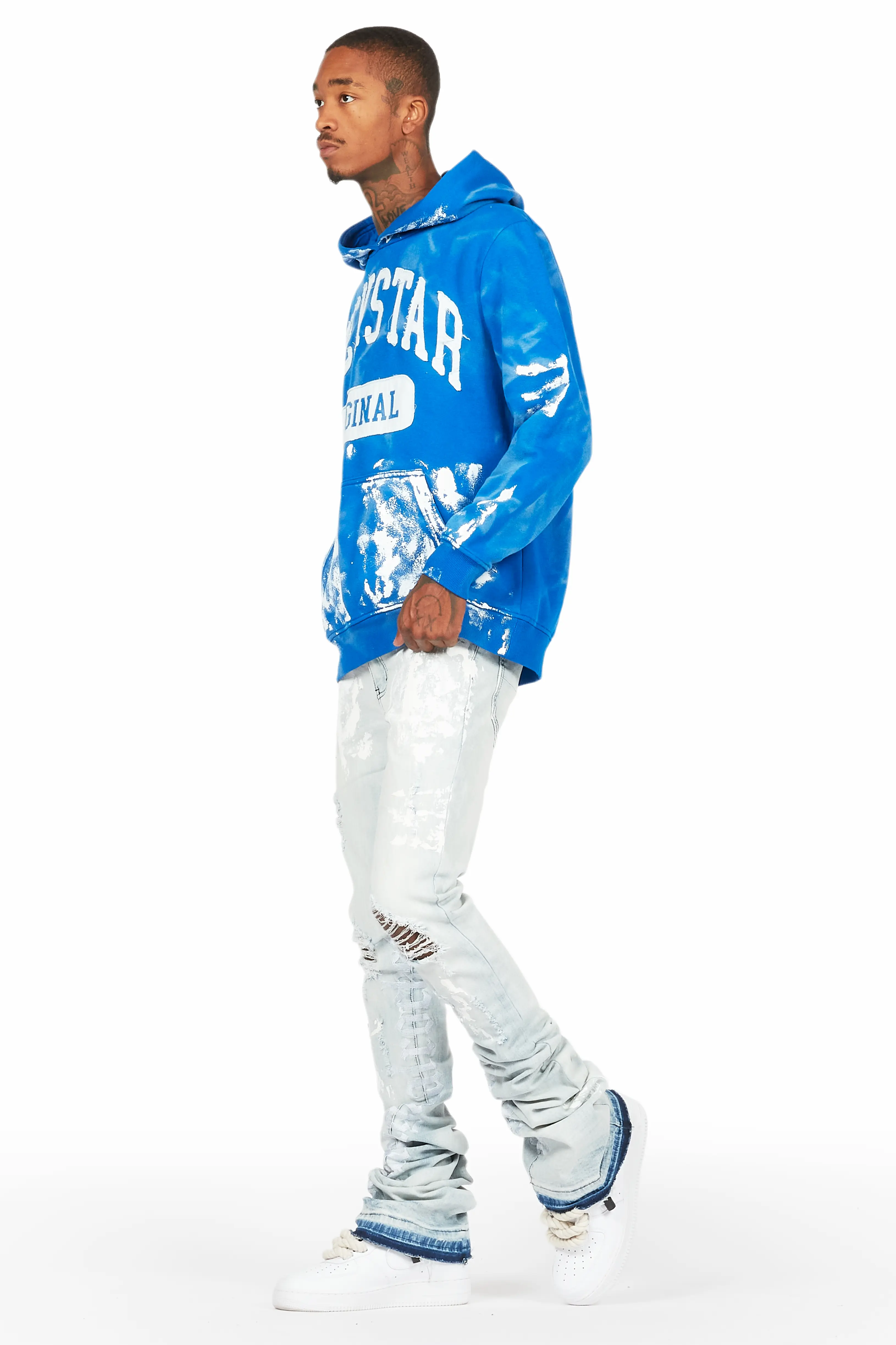 Karlo Royal Hoodie/Super Stacked Flare Jean Bundle - Image 5